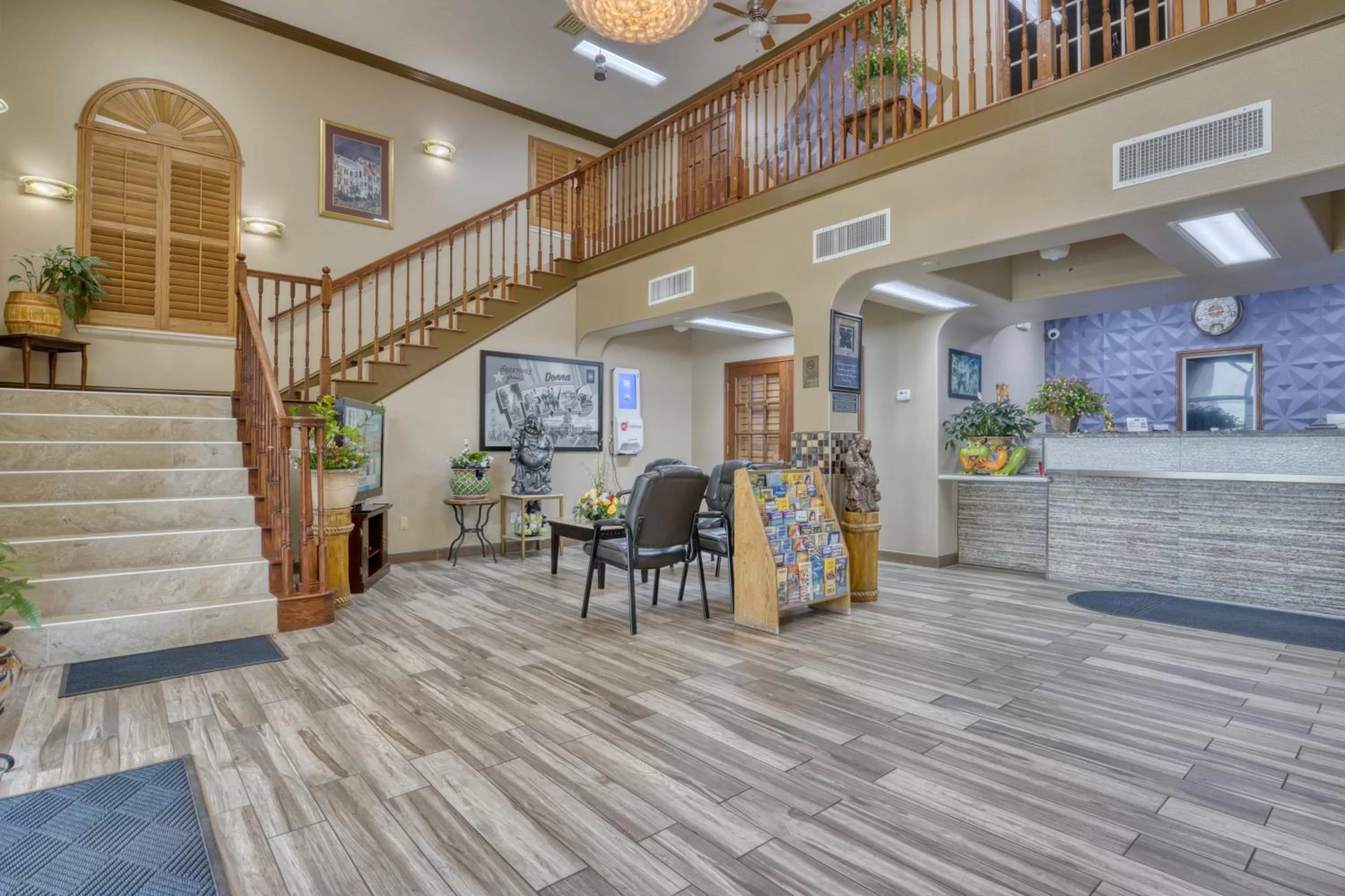 Lobby or reception in Texas Inn Donna