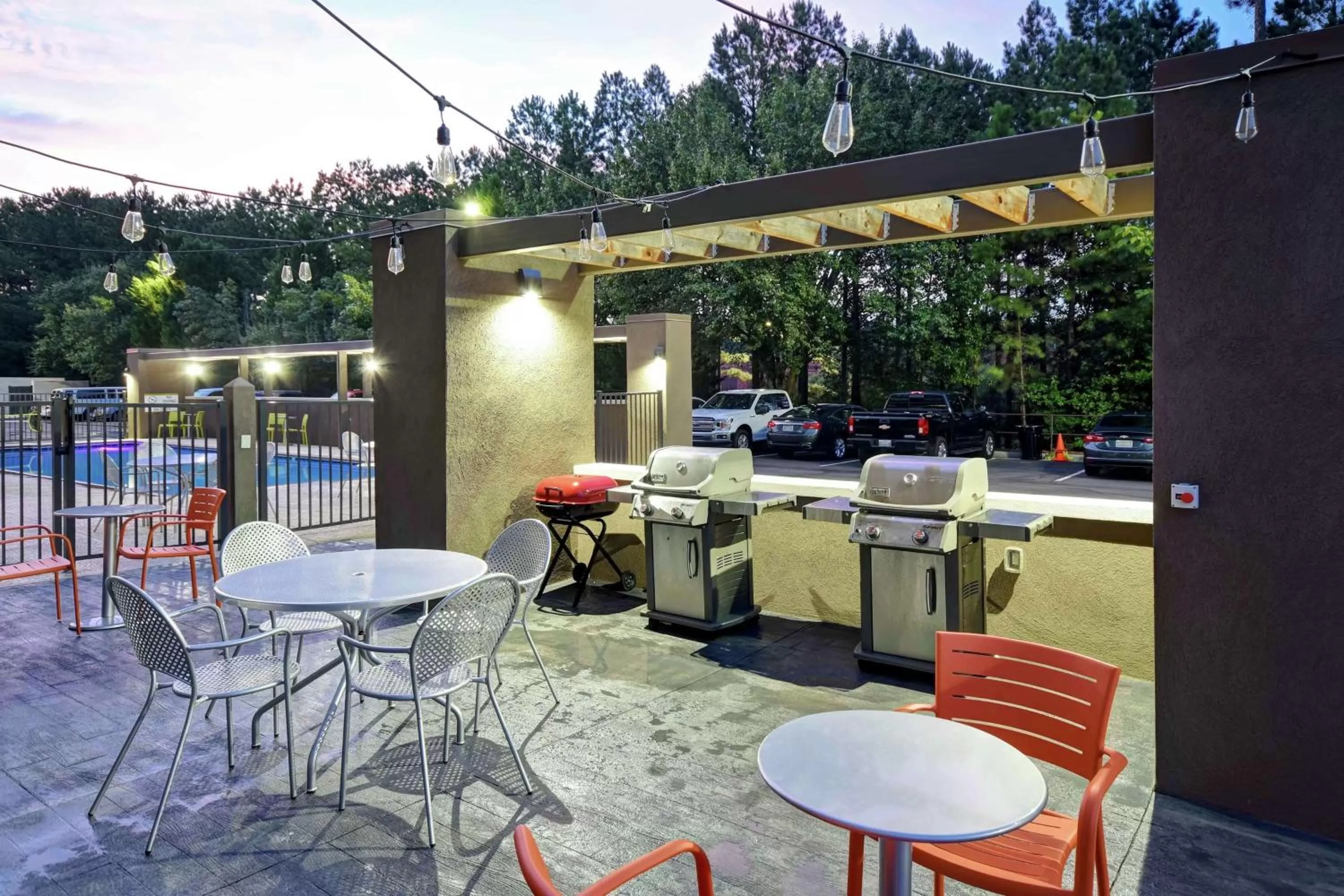 Patio in Home2 Suites by Hilton Atlanta Norcross