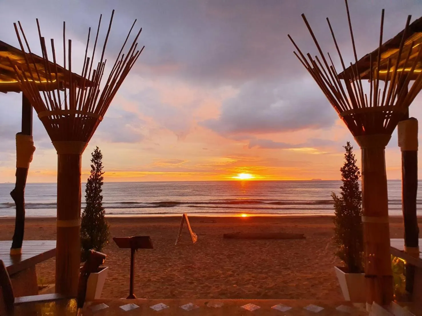 Sunset in Southern Lanta Resort