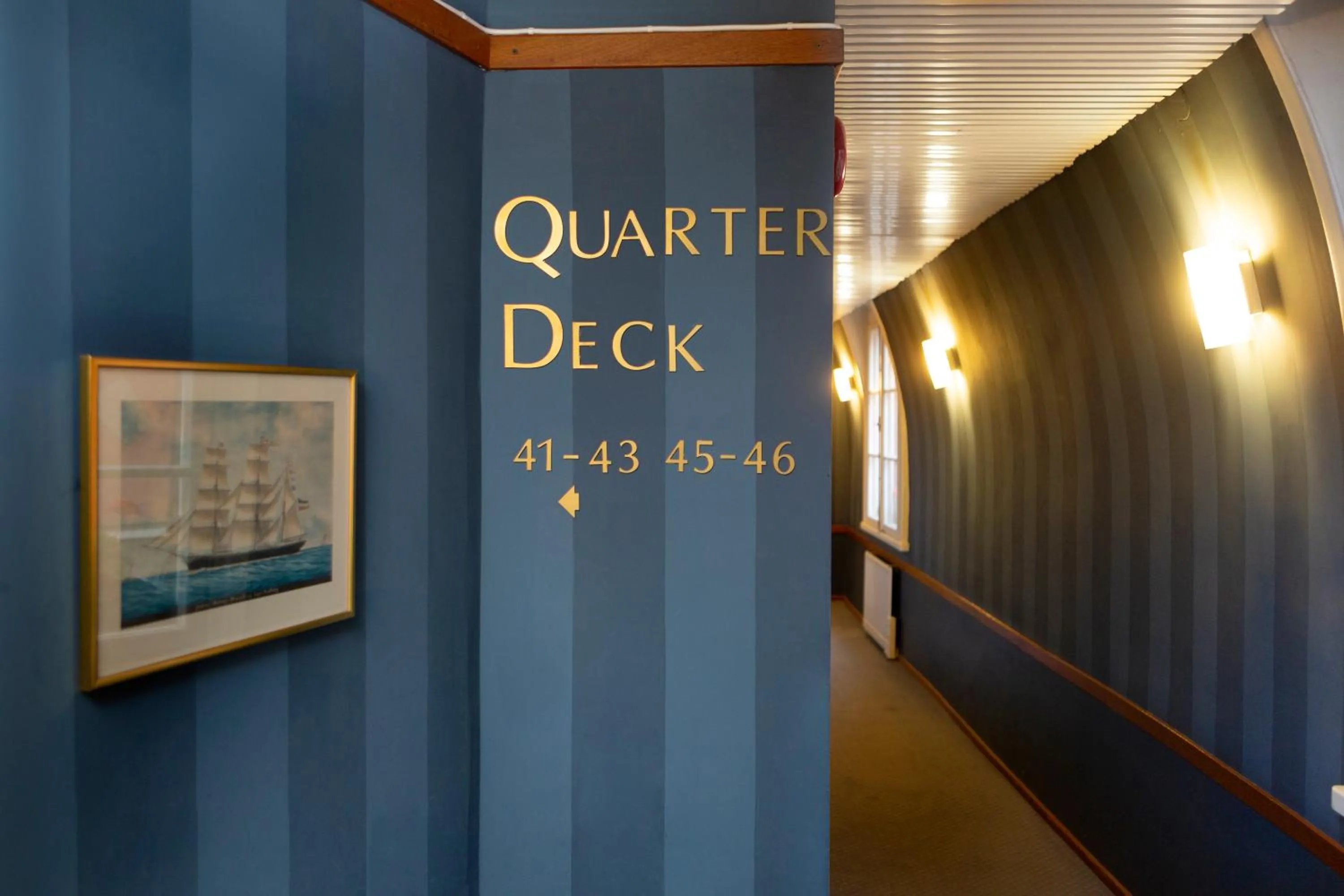 Floor plan in Lord Nelson Hotel