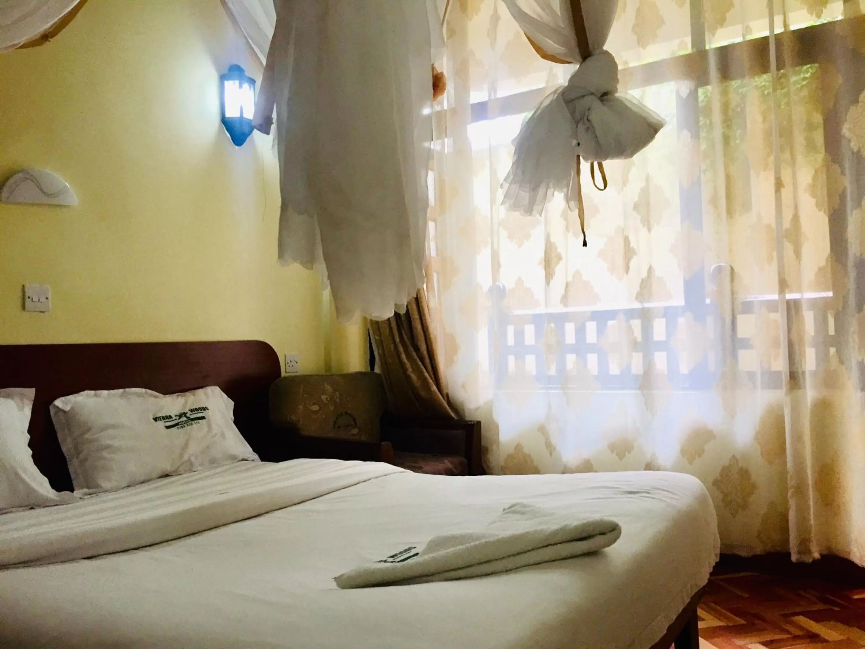 Bed in Vienna Woods Hotel Nakuru