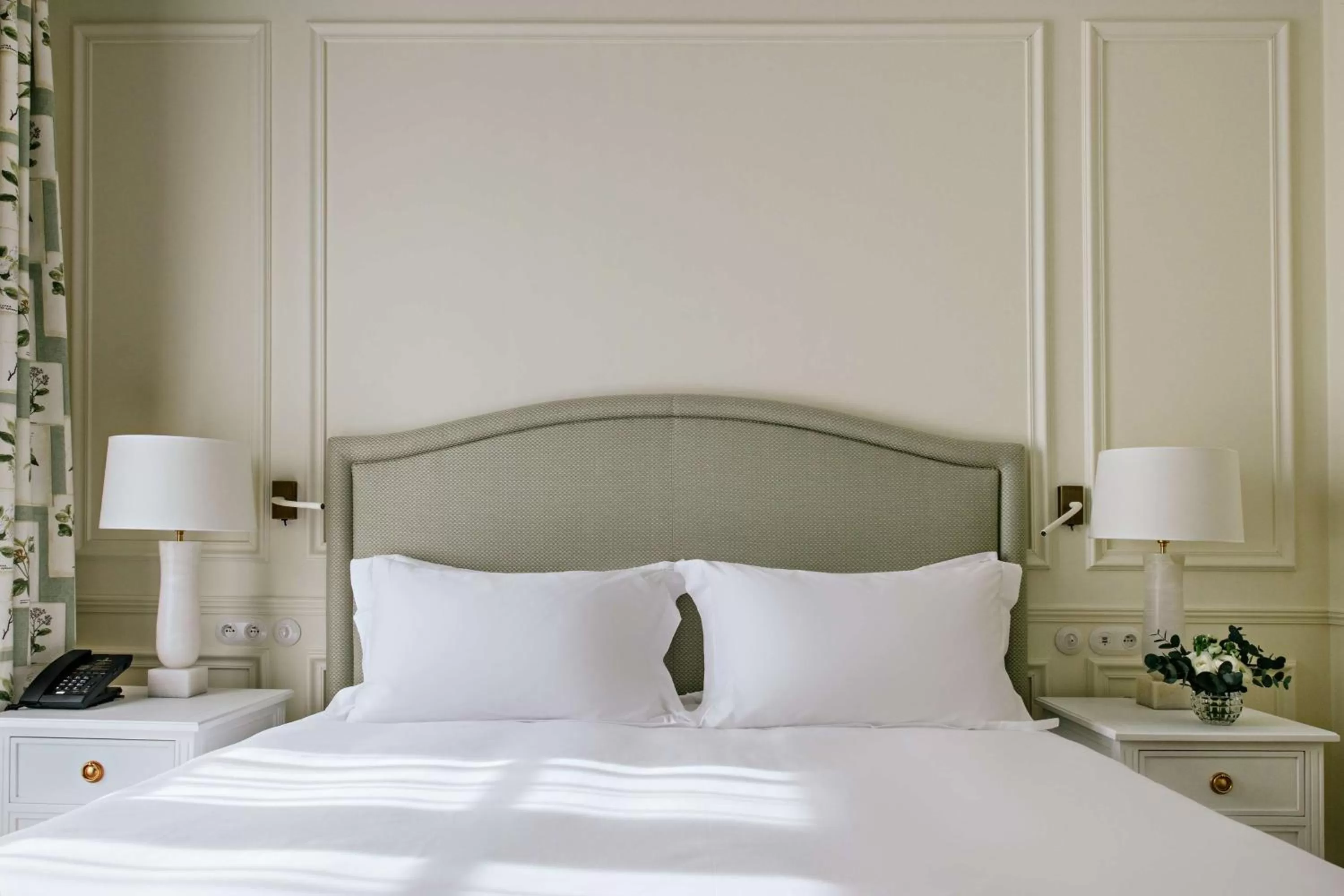 Bed in Hôtel du Palais Biarritz, in The Unbound Collection by Hyatt