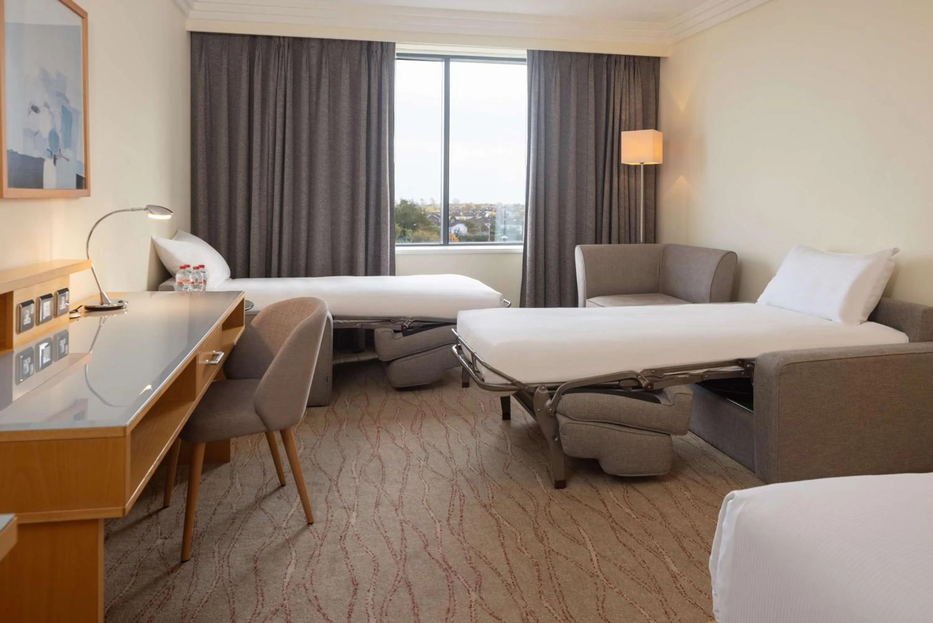 Bed in Hilton Dublin Airport