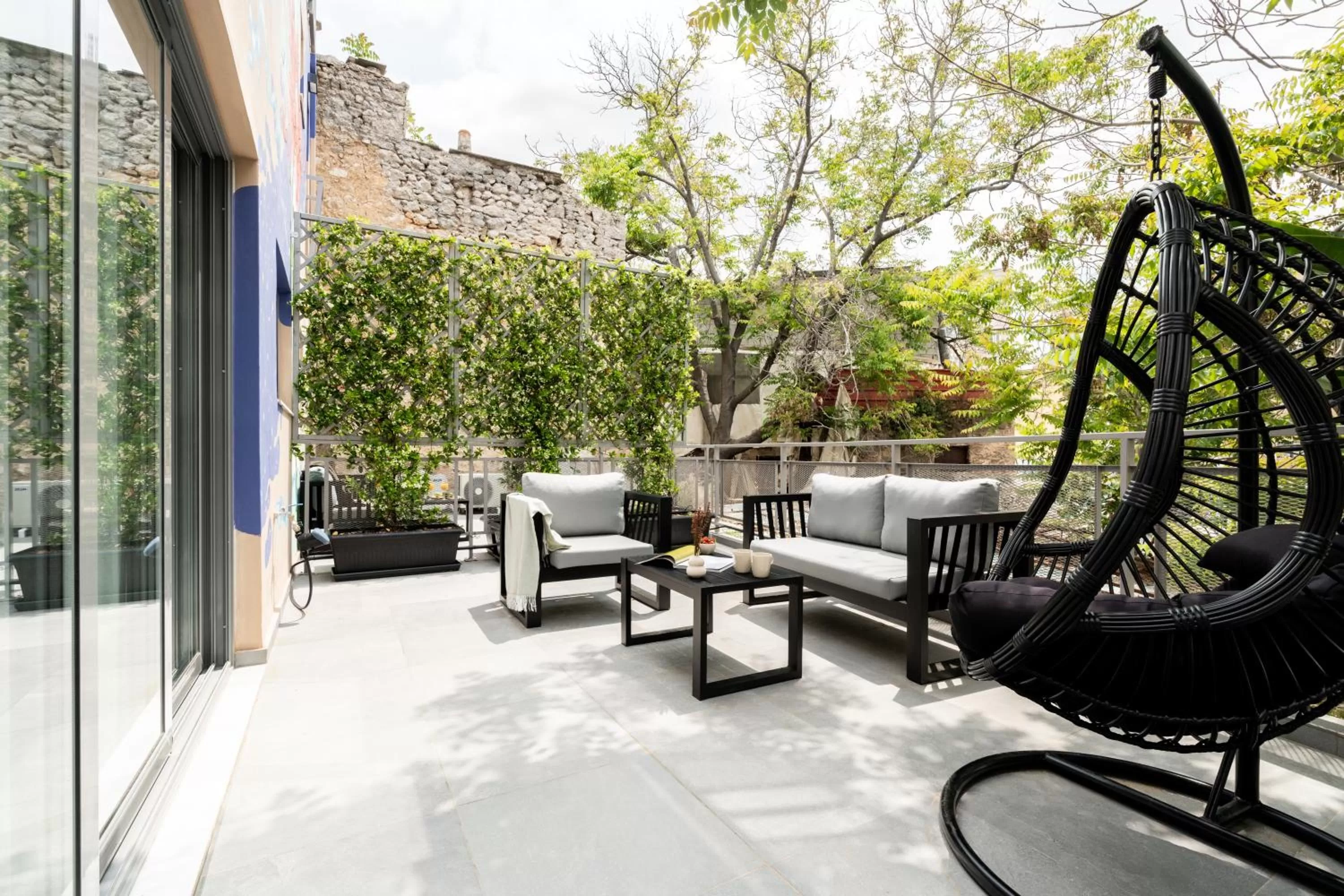 Balcony/Terrace in Play Psyri Athens a member of Brown Hotels