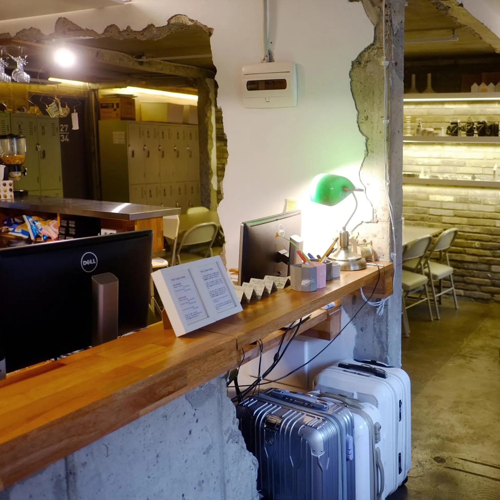 Lobby or reception in The Cube Hotel
