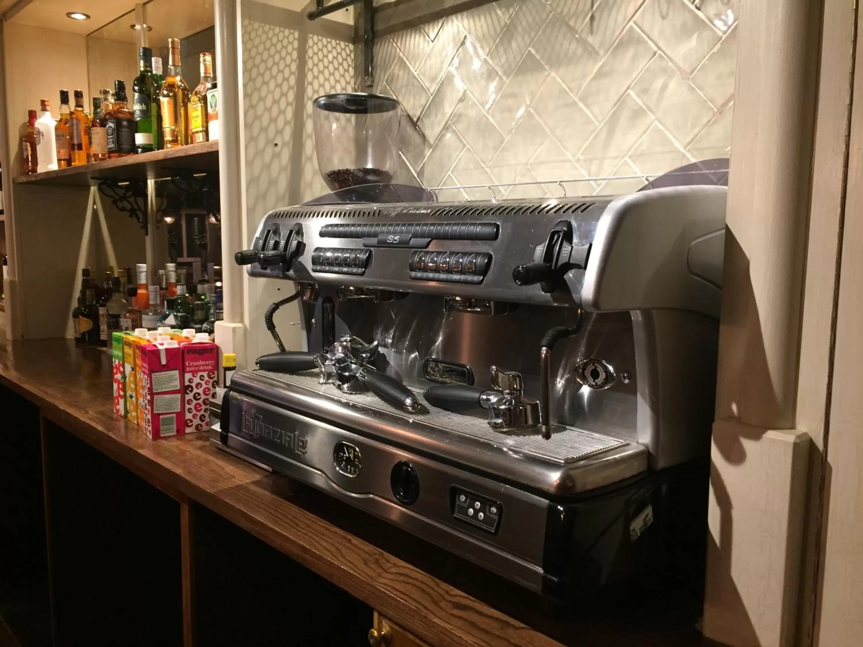 Dining area in The Crafty Cow