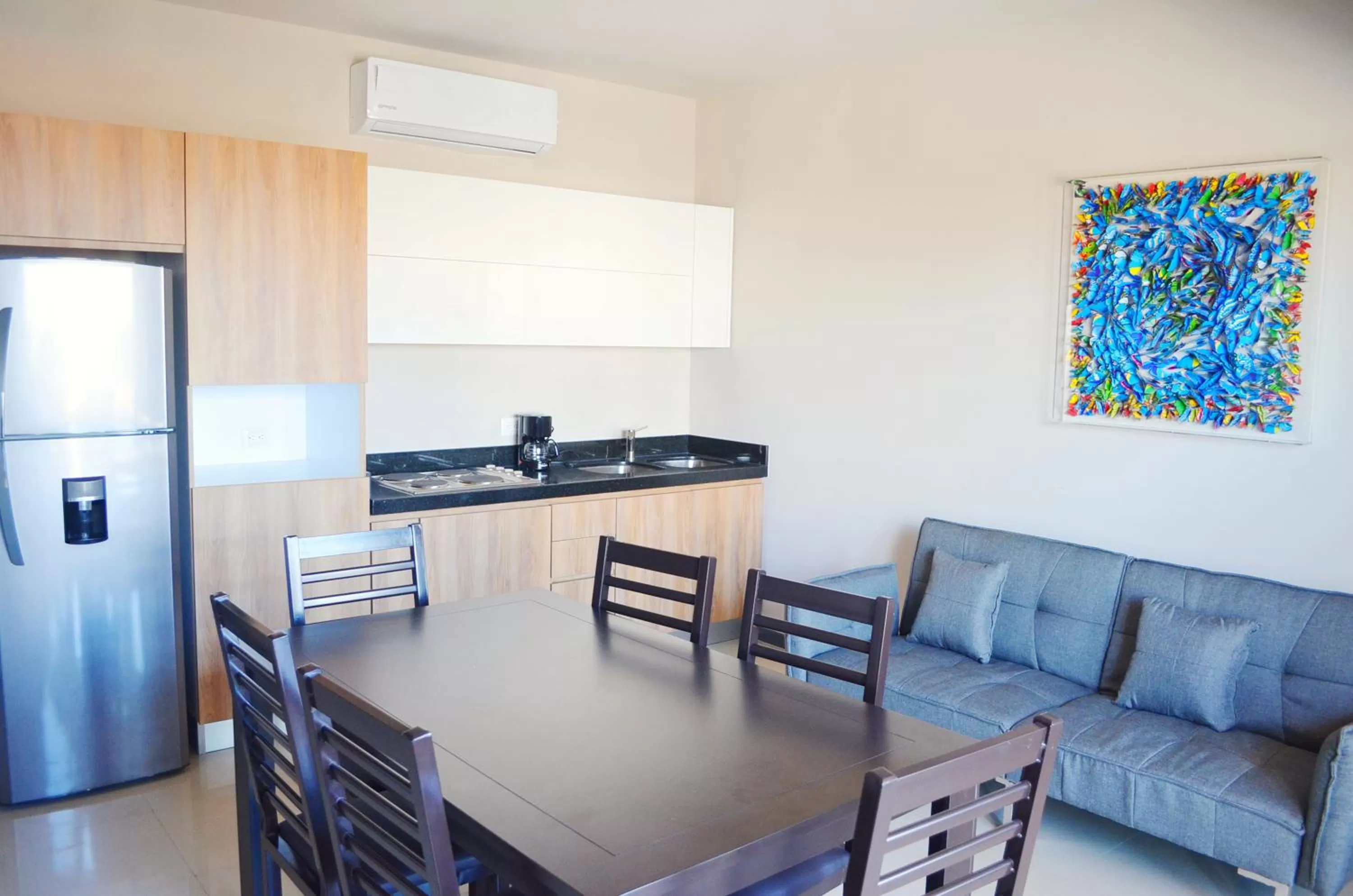 Kitchen or kitchenette in Bahia Marina Departamentos