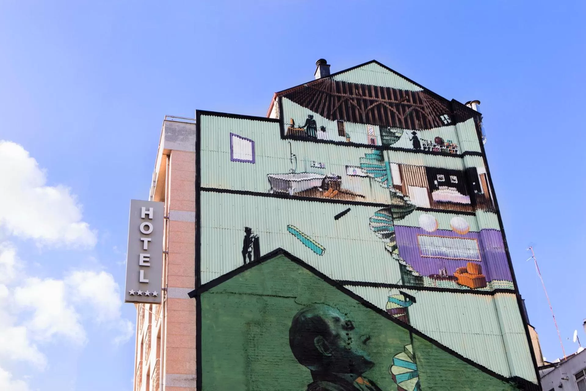 Facade/entrance in Gran Hotel de Ferrol