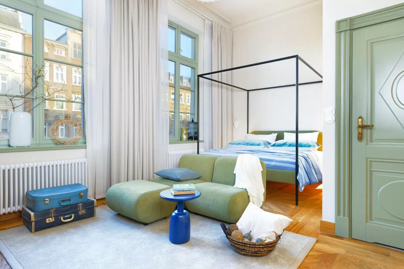 Bed in ARCHE Dwór Uphagena Gdańsk