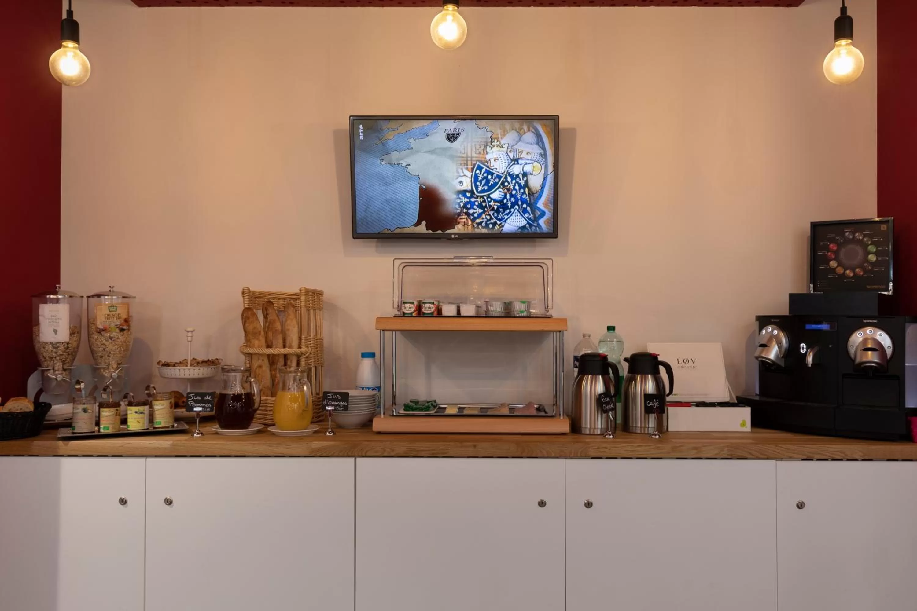 Buffet breakfast in The Originals Residence, Kosy Nancy Coeur de Ville