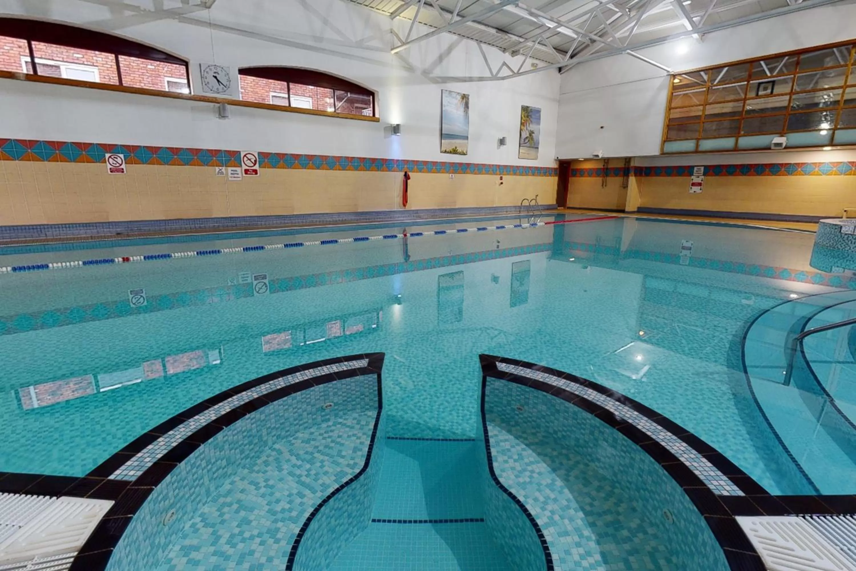 Swimming pool in Village Hotel Manchester Hyde