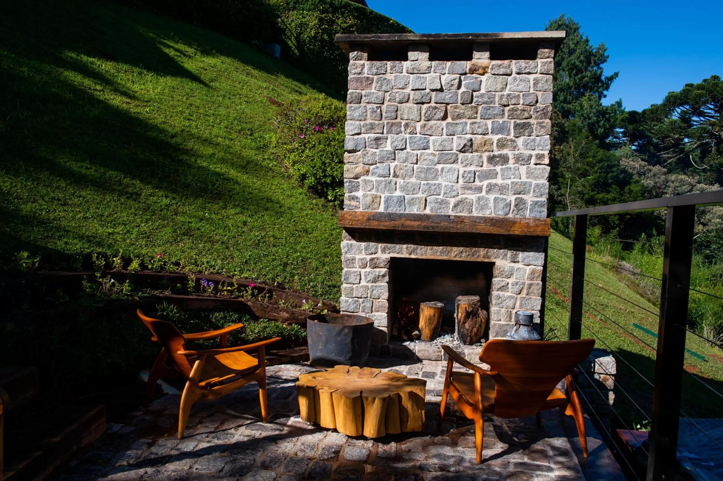 Hot Tub in Pousada das Lavandas