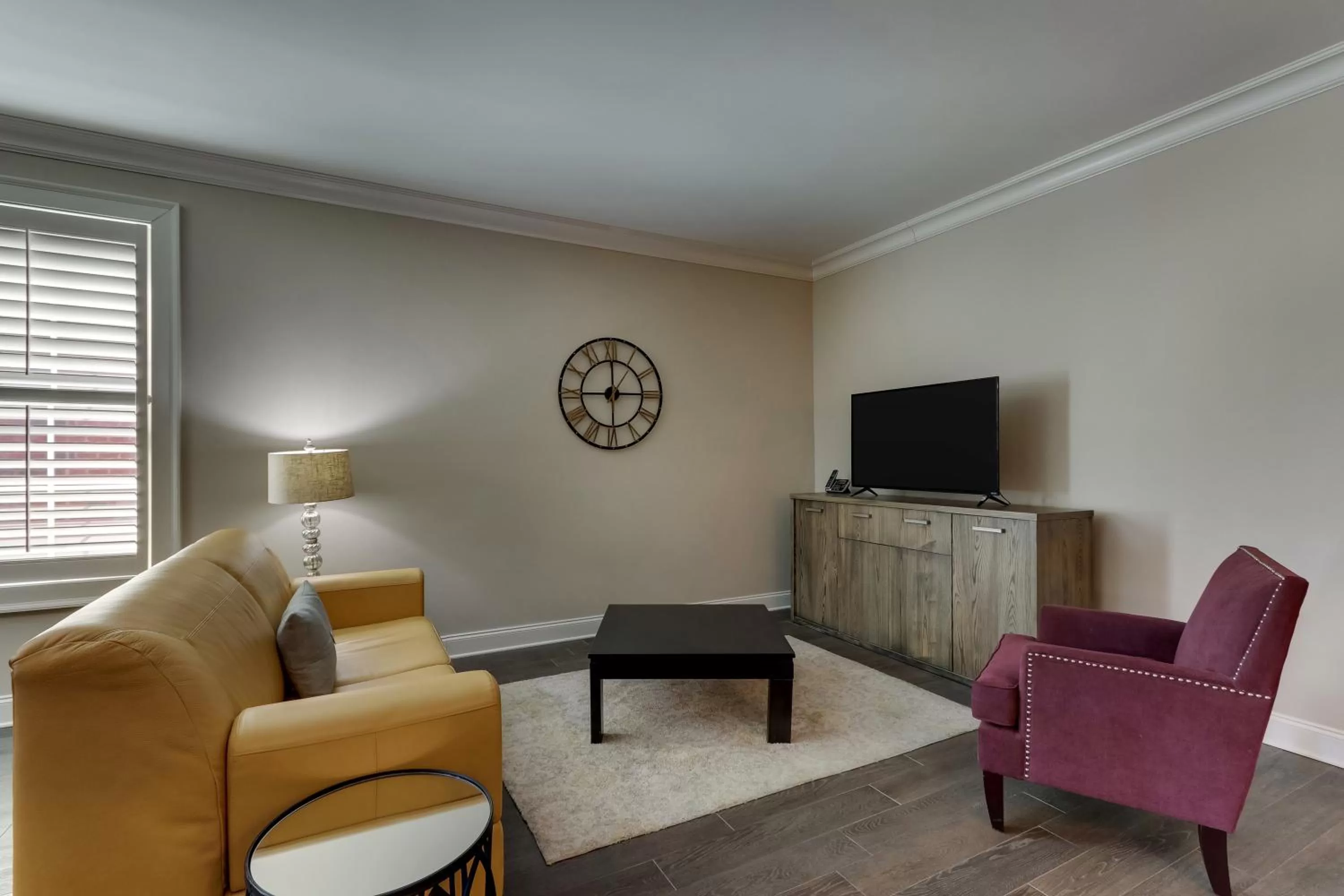 Seating area in The Mantissa Hotel