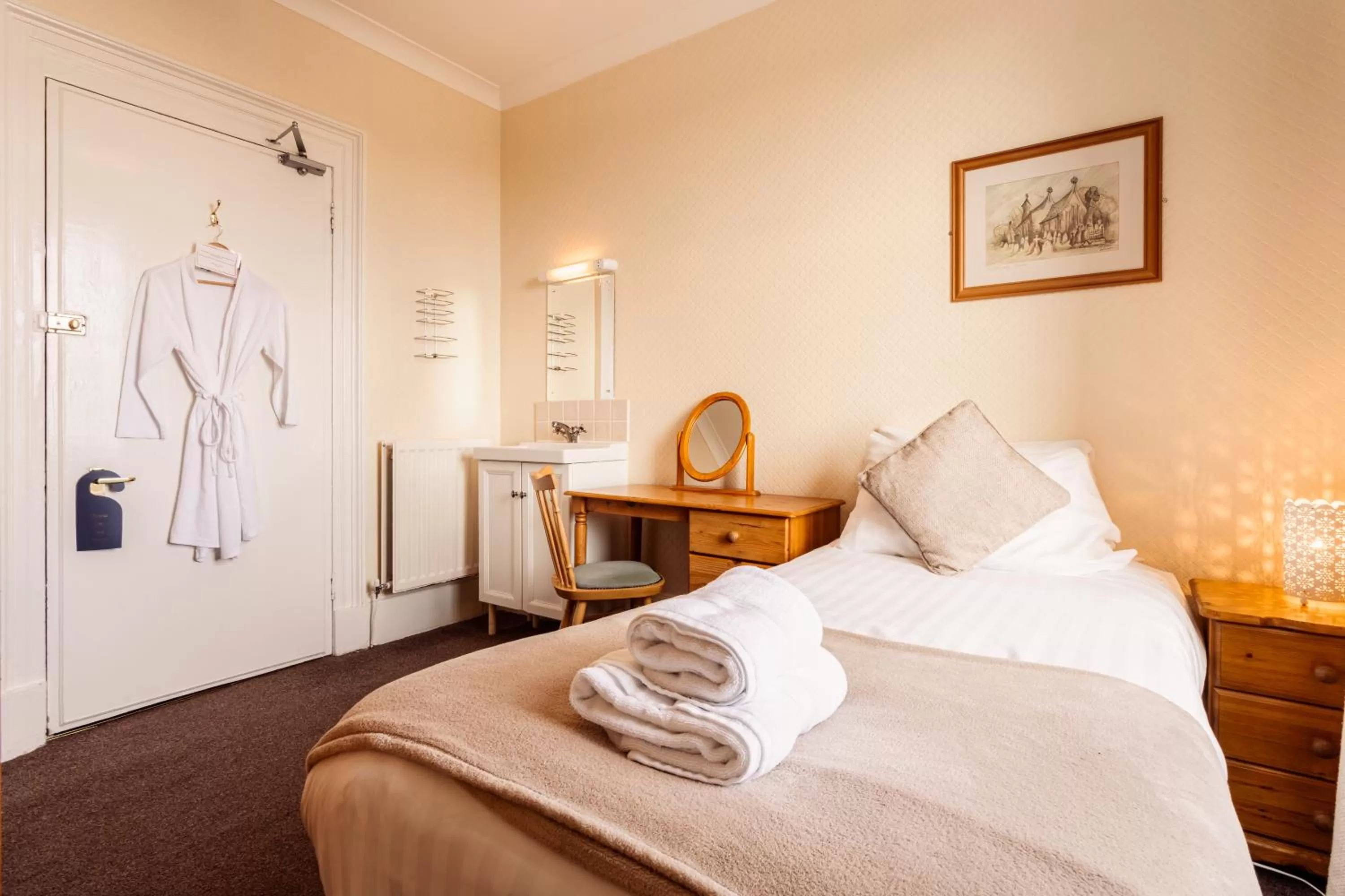 Bed in Manor House Hotel Holy Island