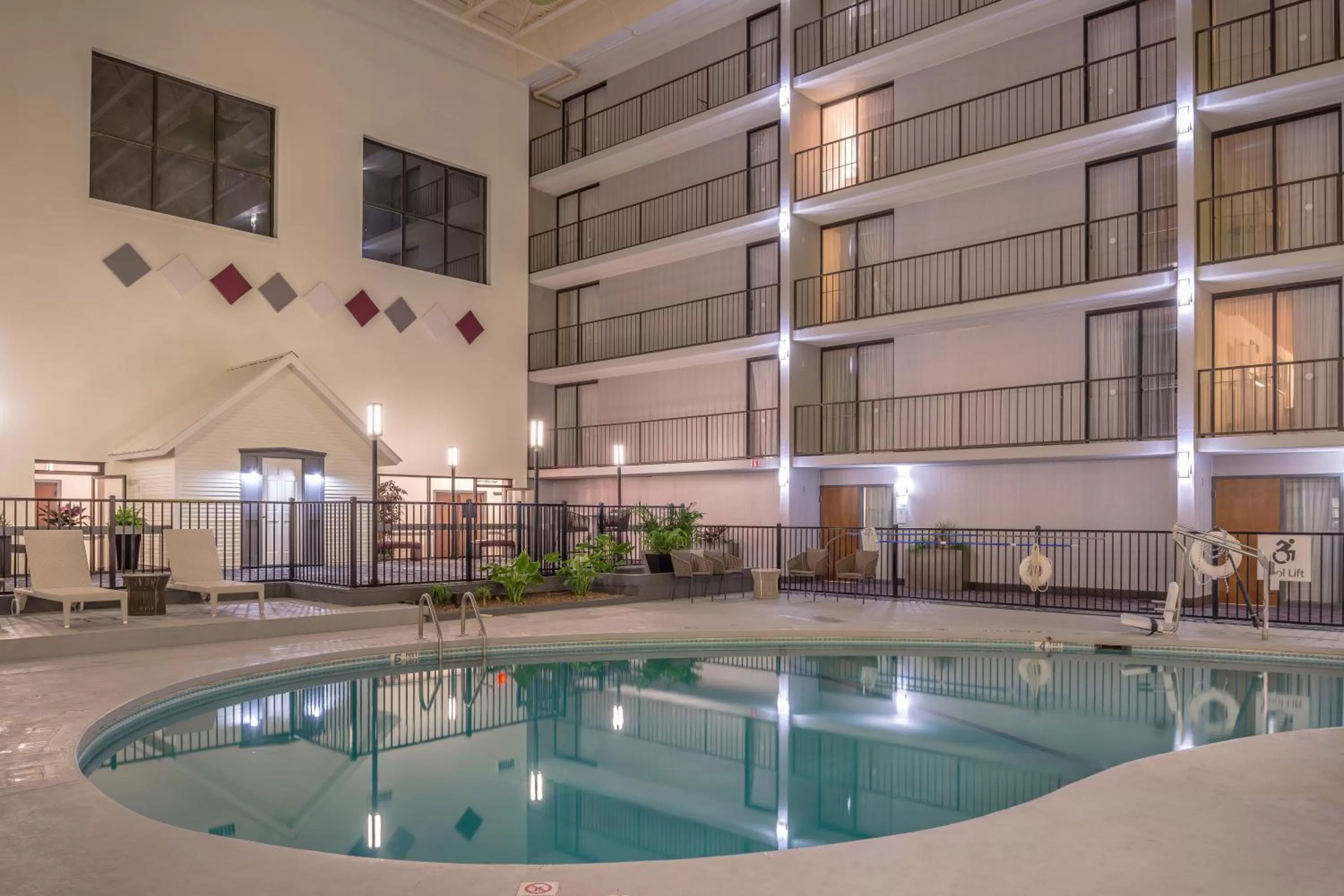 Swimming pool in Holiday Inn Auburn-Finger Lakes Region by IHG