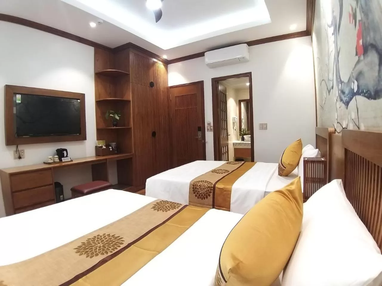 Bed in Samatha Hotel Bai Chay, Ha Long