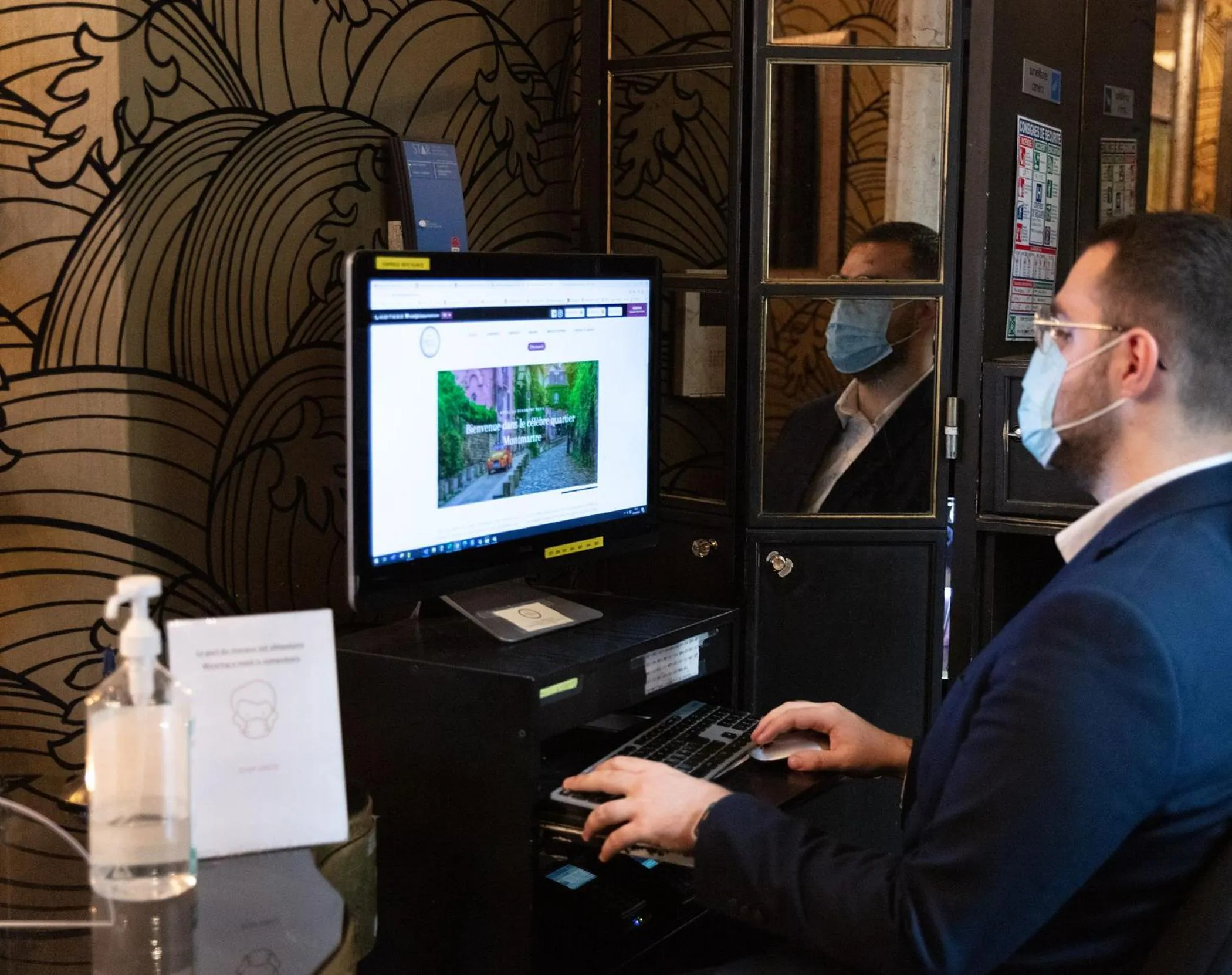 Lobby or reception in Hotel Du Beaumont