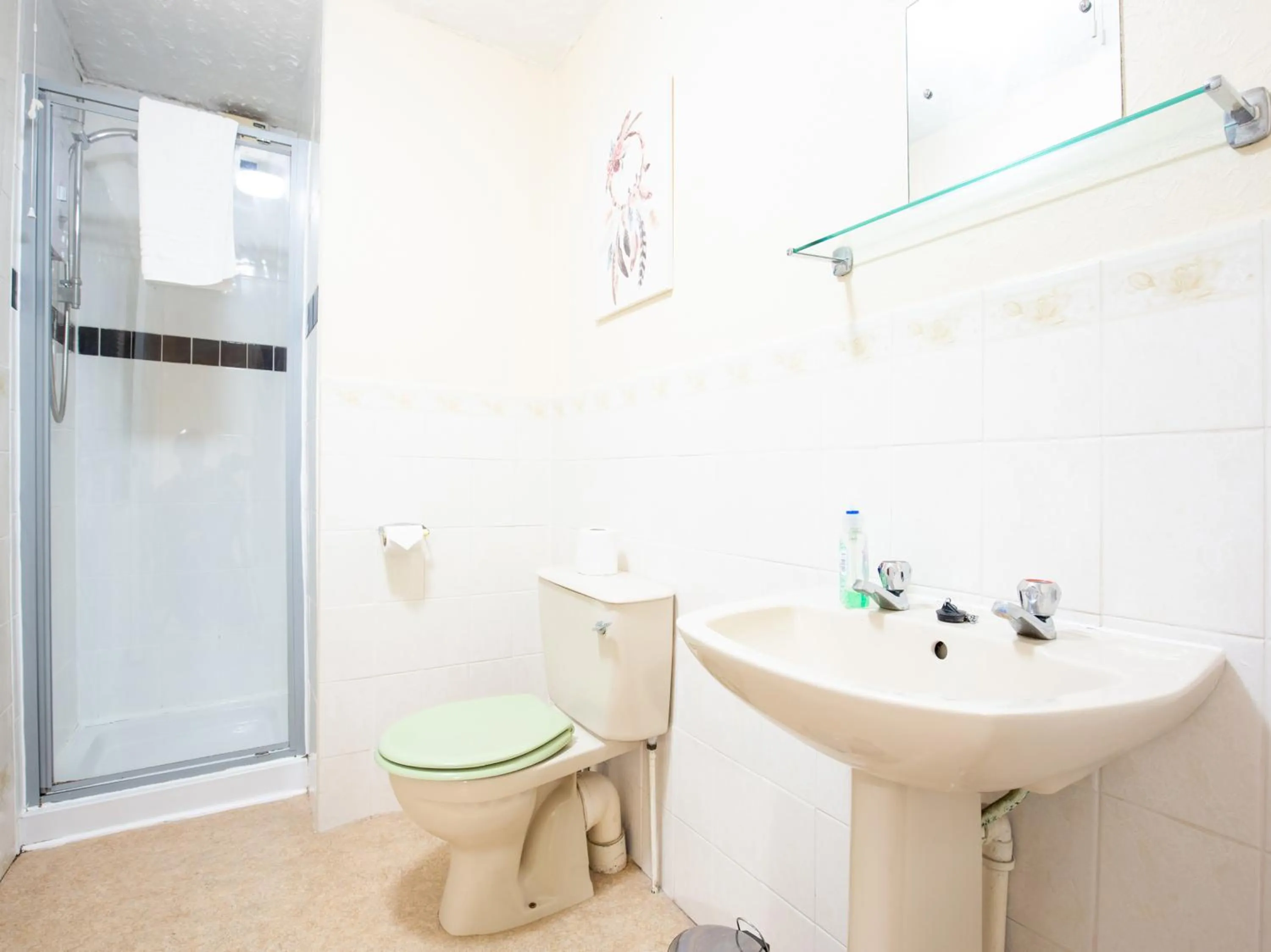 Bathroom in Wincham Hall Hotel