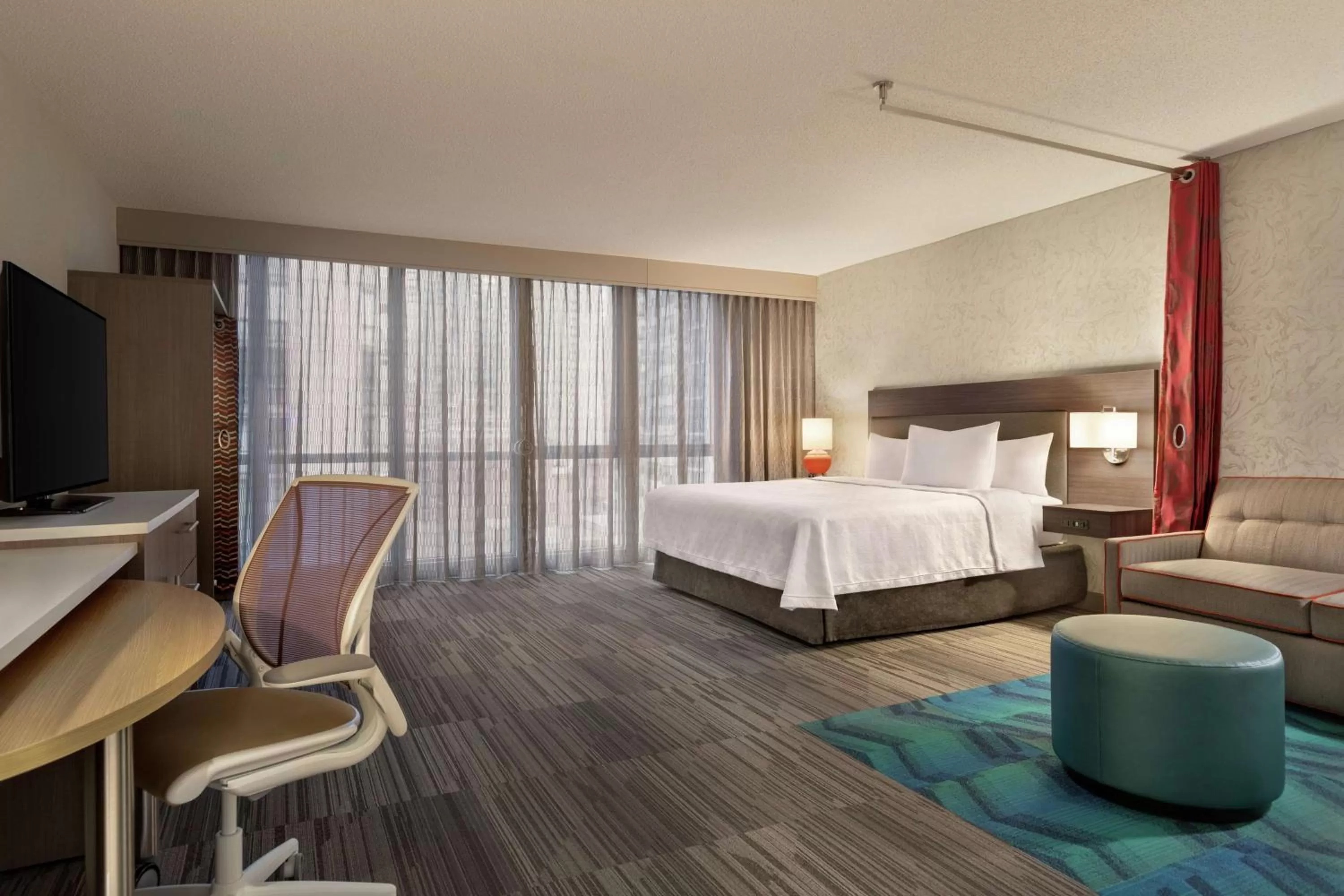 Bedroom, Bed in Home2 Suites By Hilton Chicago River North