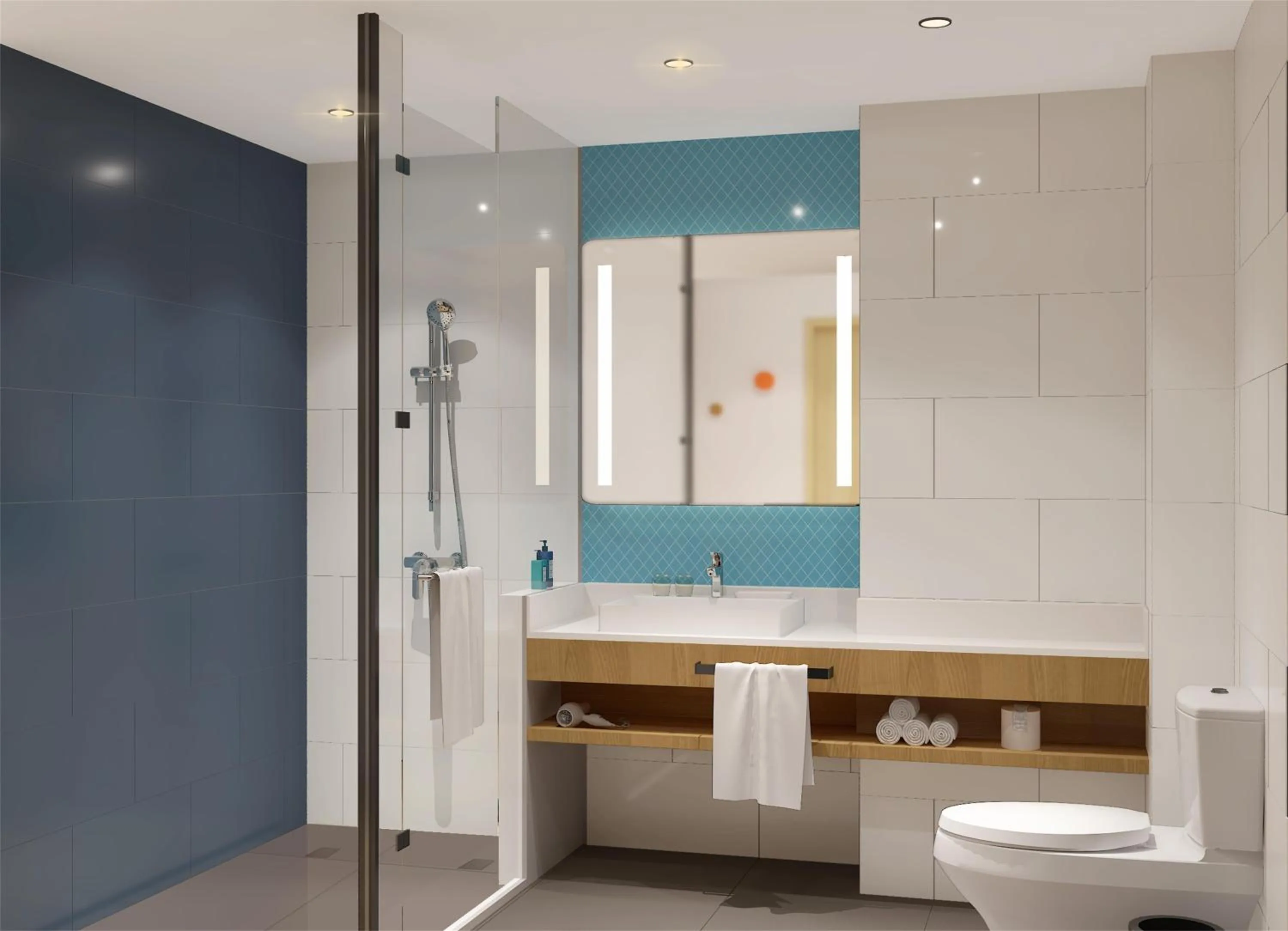 Toilet, Bathroom in Holiday Inn Express Lanzhou Jianlan, an IHG Hotel