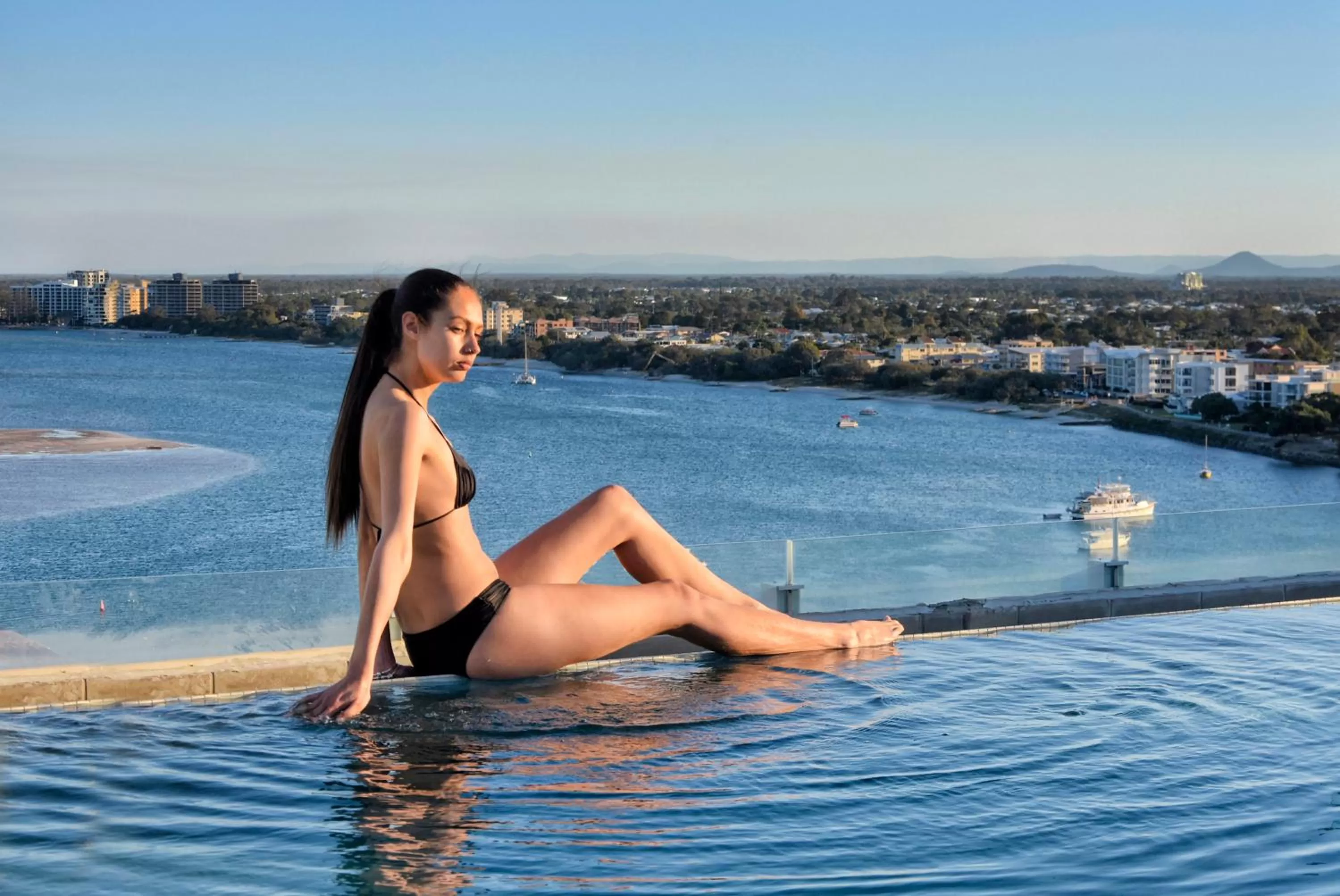 Beach in Pumicestone Blue