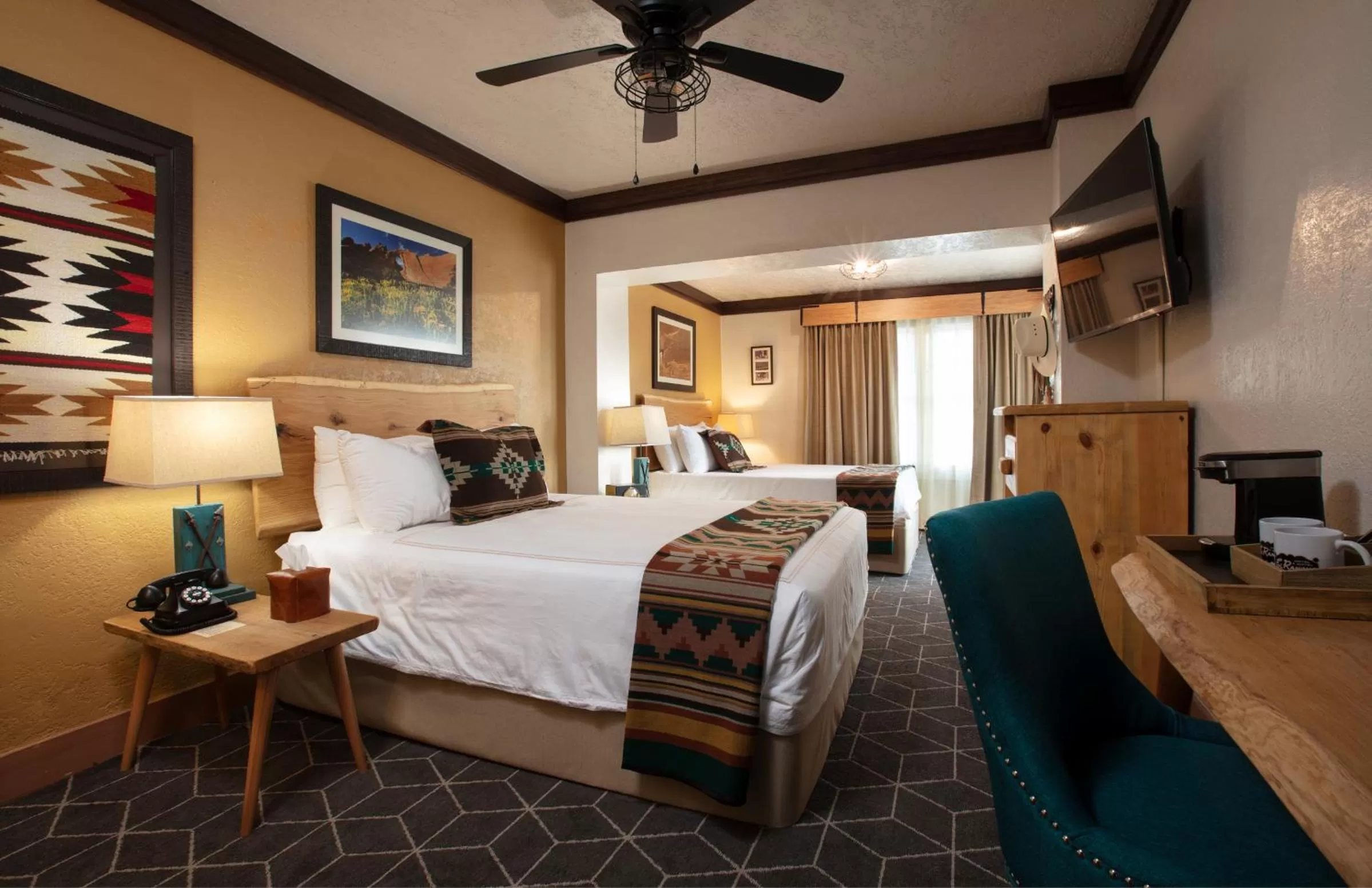 Bed in Hotel El Rancho