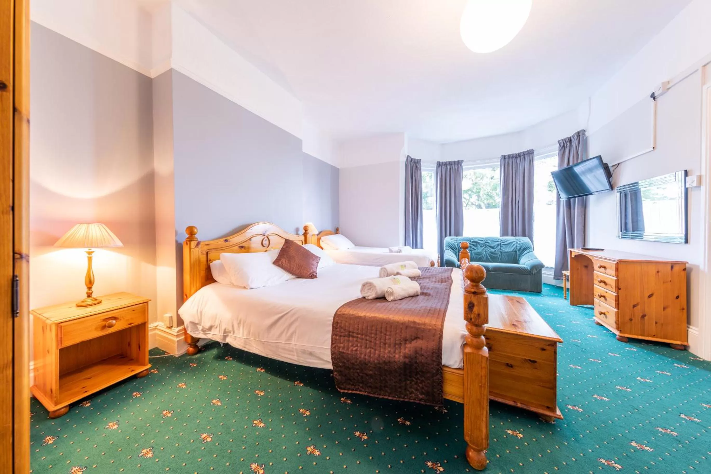 Bed in The Clee Hotel - Cleethorpes, Grimsby, Lincolnshire