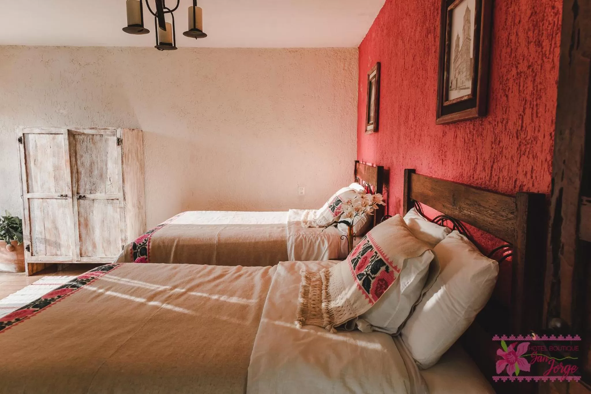 Bed in Hotel San Jorge