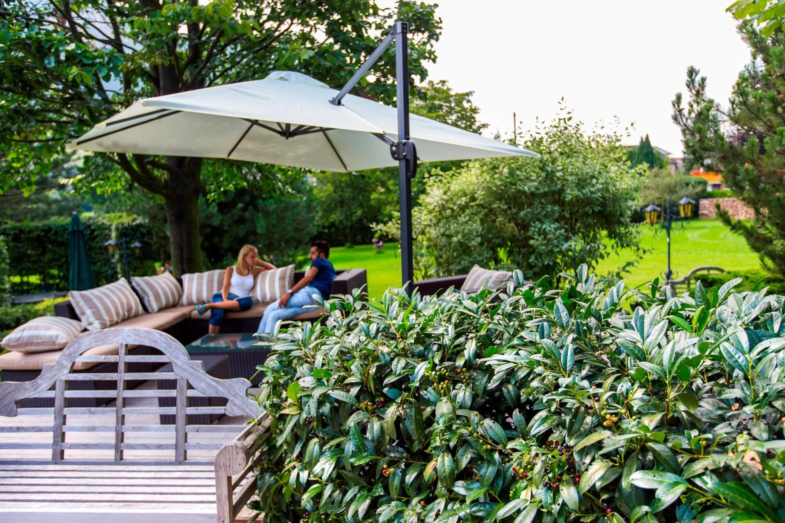 Garden in Hotel Hubertushof