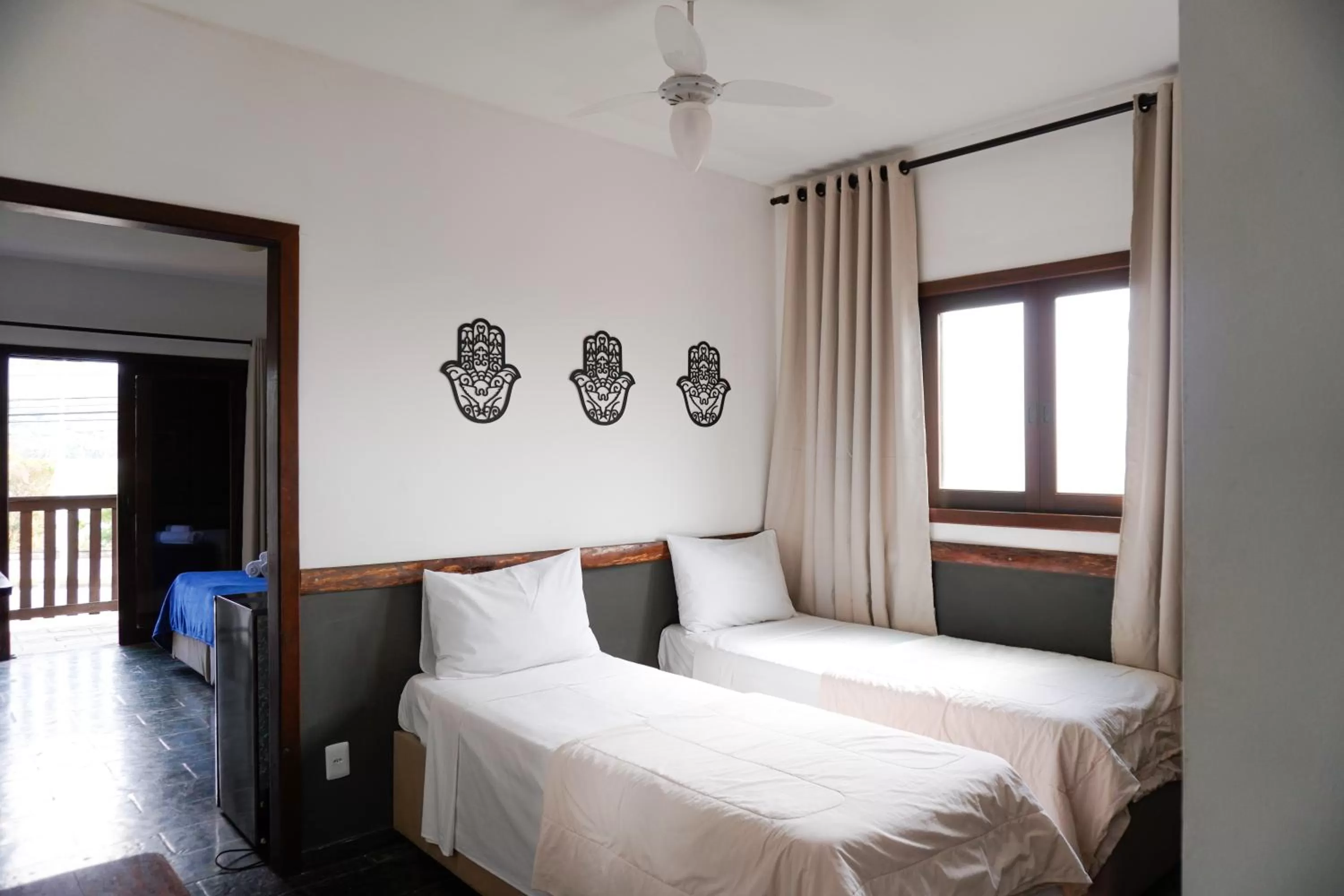 Bed in Pousada Dunasol Floripa