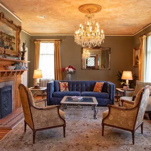 Communal lounge/ TV room, Seating Area in Black Walnut B&B Inn