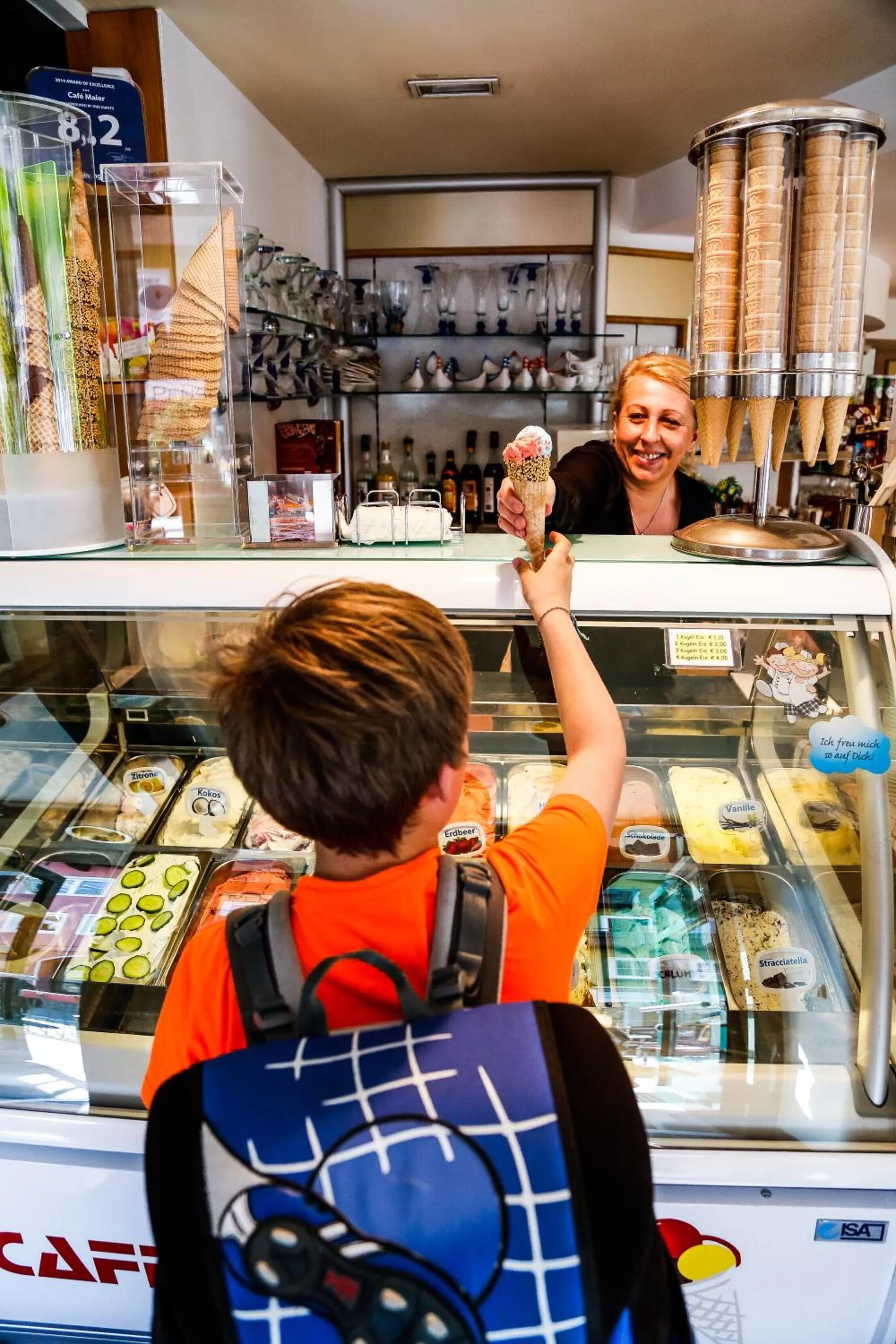 On site in Pension Café Maier