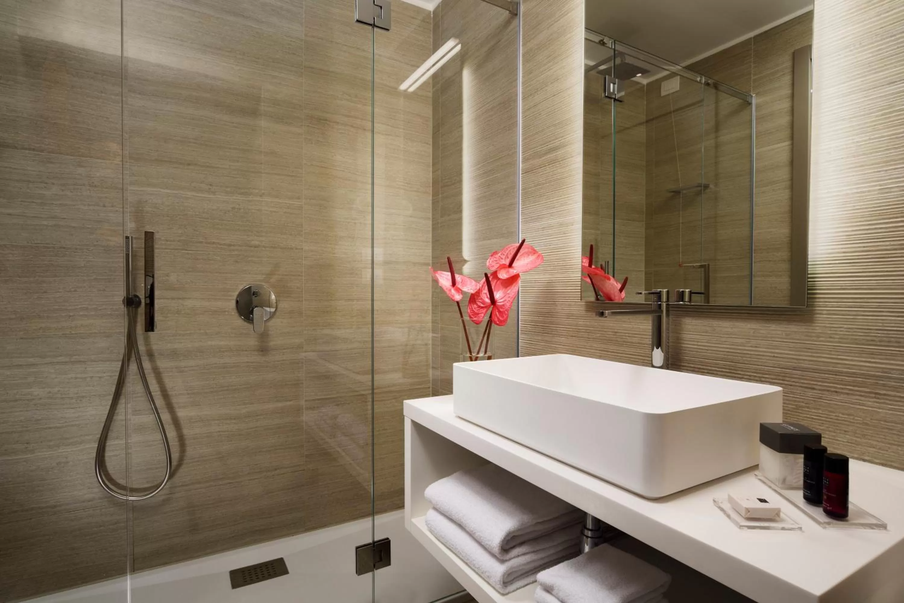 Shower in Hotel Glance In Florence