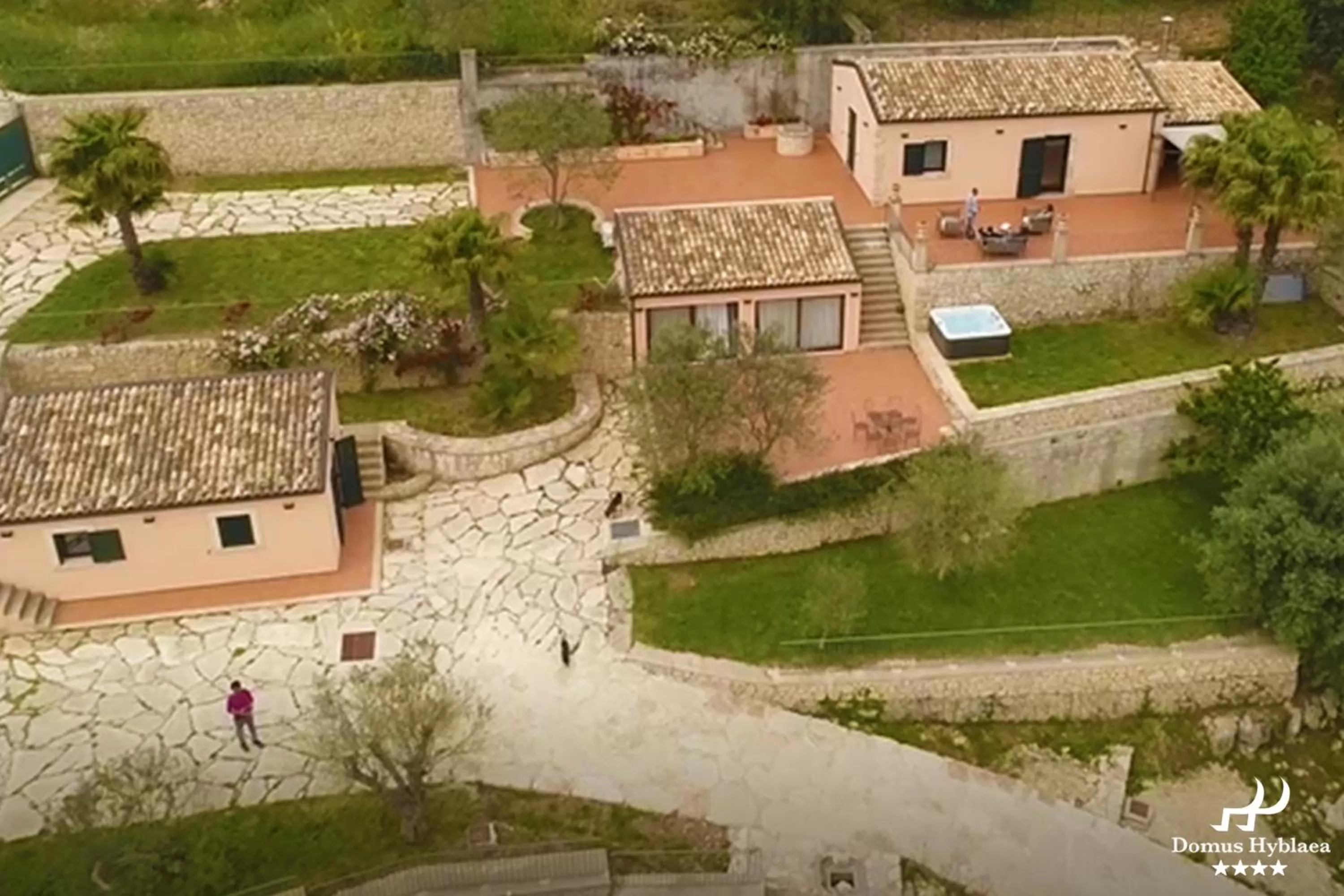Bird's eye view in Domus Hyblaea Resort