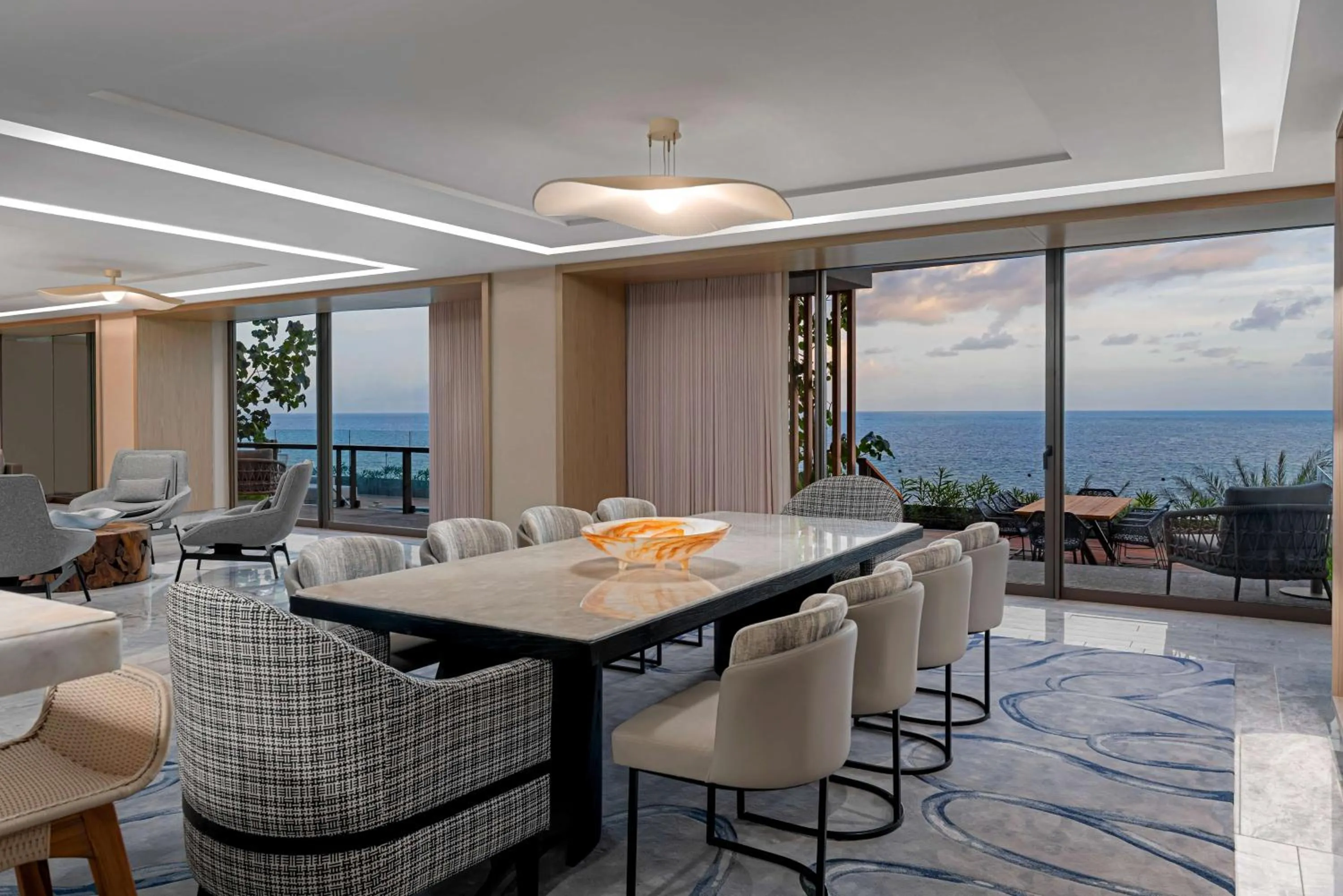 Living room in Waldorf Astoria Riviera Maya