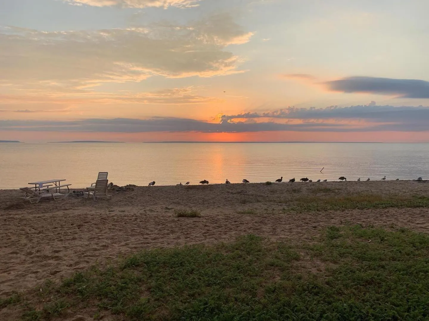 Beach in Mackinaw Beach and Bay Inn & Suites