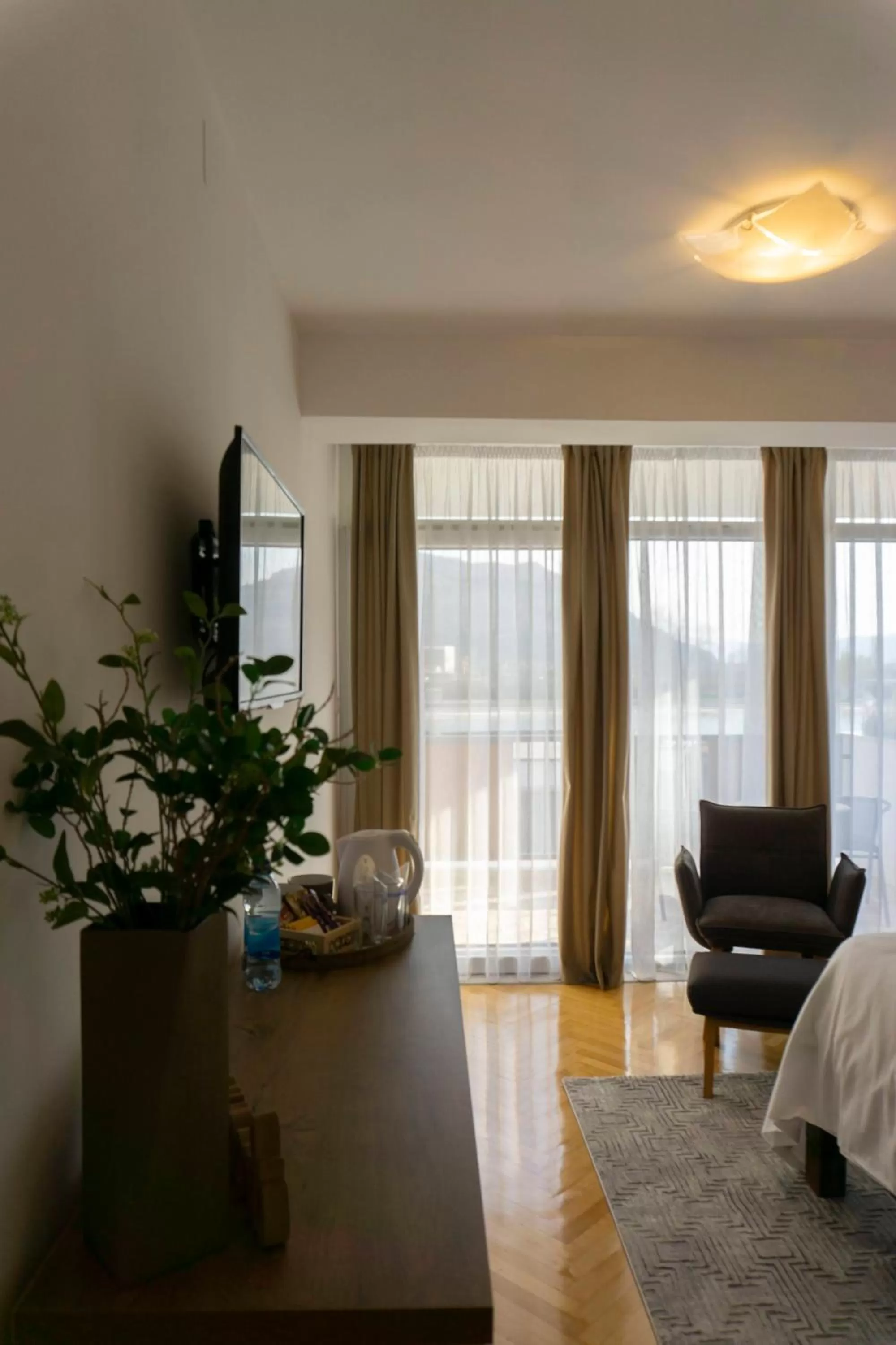 Seating area, Bed in Herceg Vila