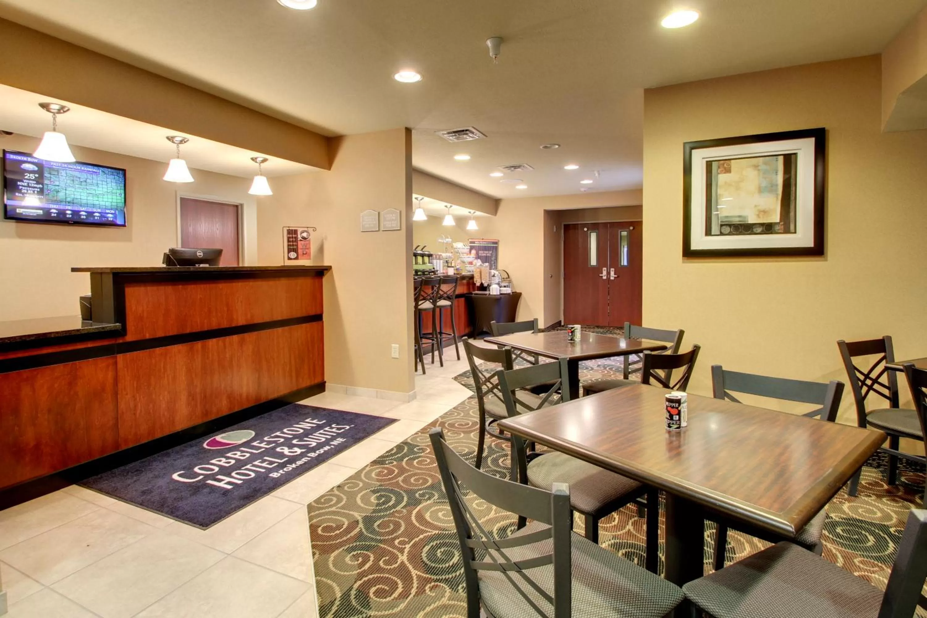 Lobby or reception in Cobblestone Hotel & Suites - Charlestown
