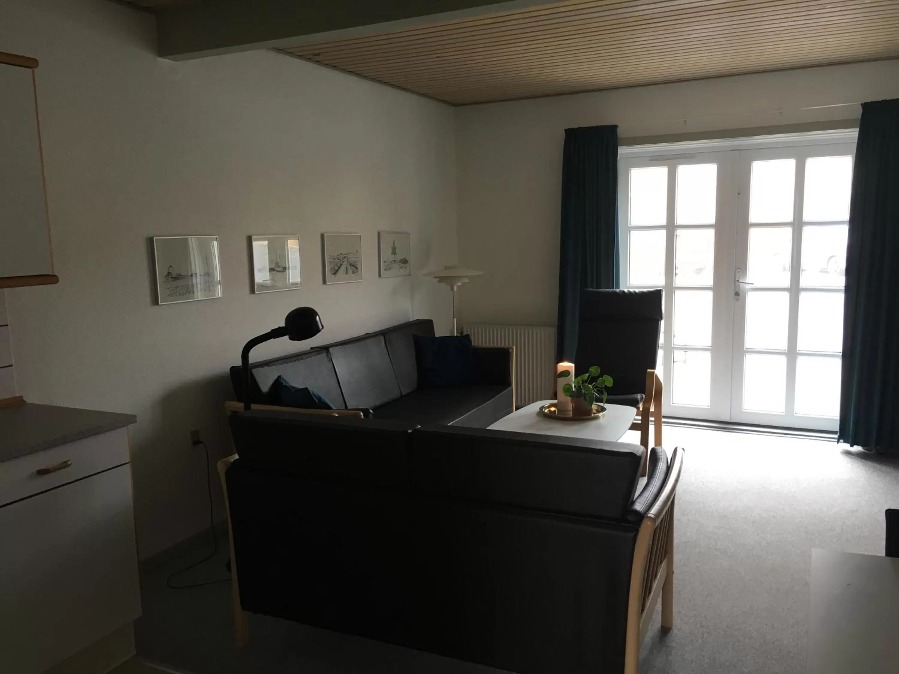 Living room in Løkken Badehotel Apartments