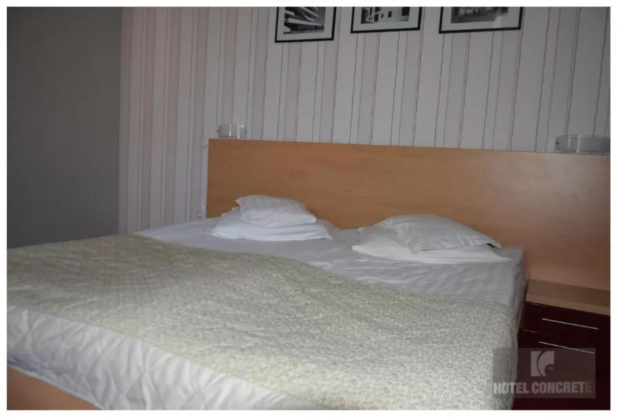 Bed in Hotel Concrete