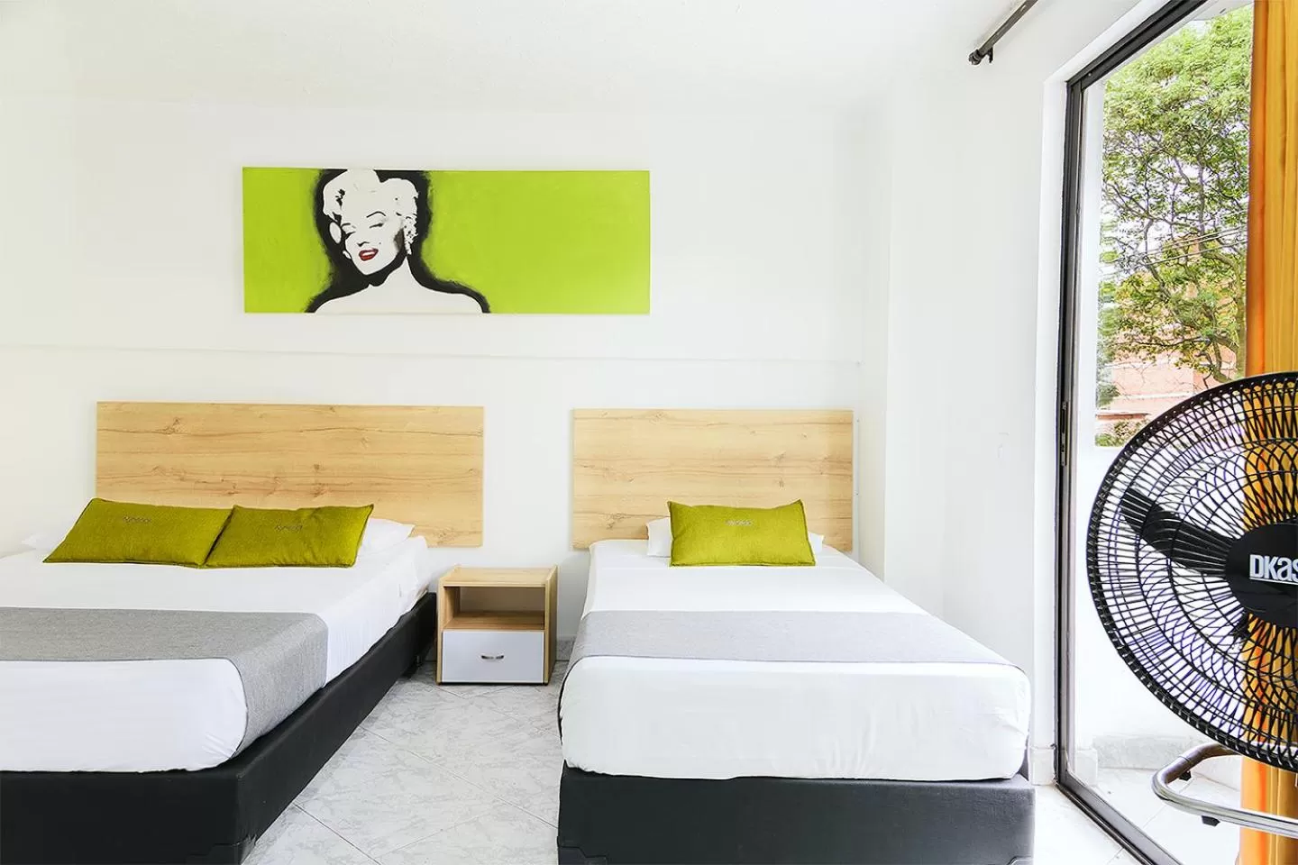 Bed in Hotel Balcones del Estadio