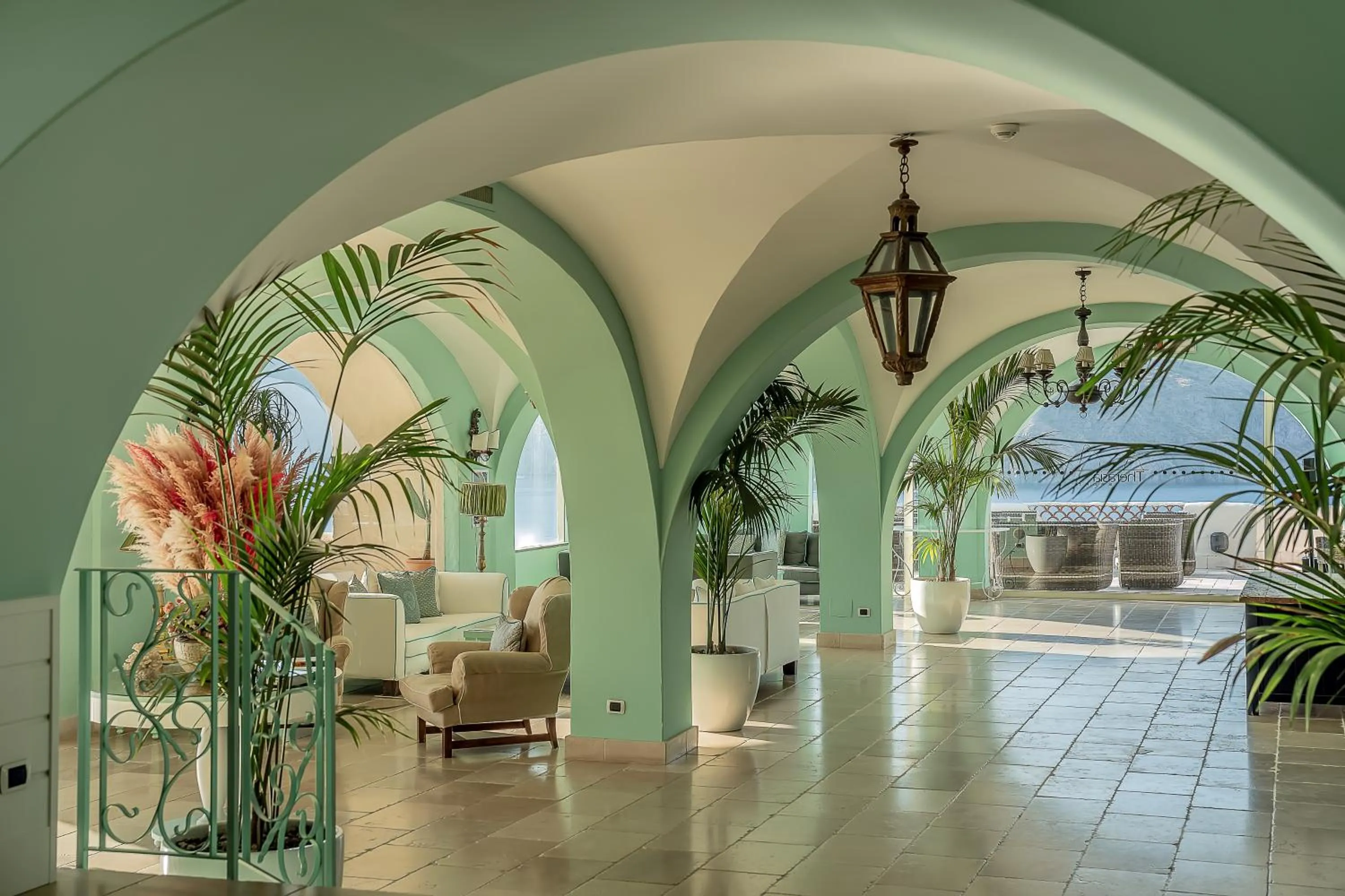 Lobby or reception in Therasia Resort Sea and SPA - The Leading Hotels of the World