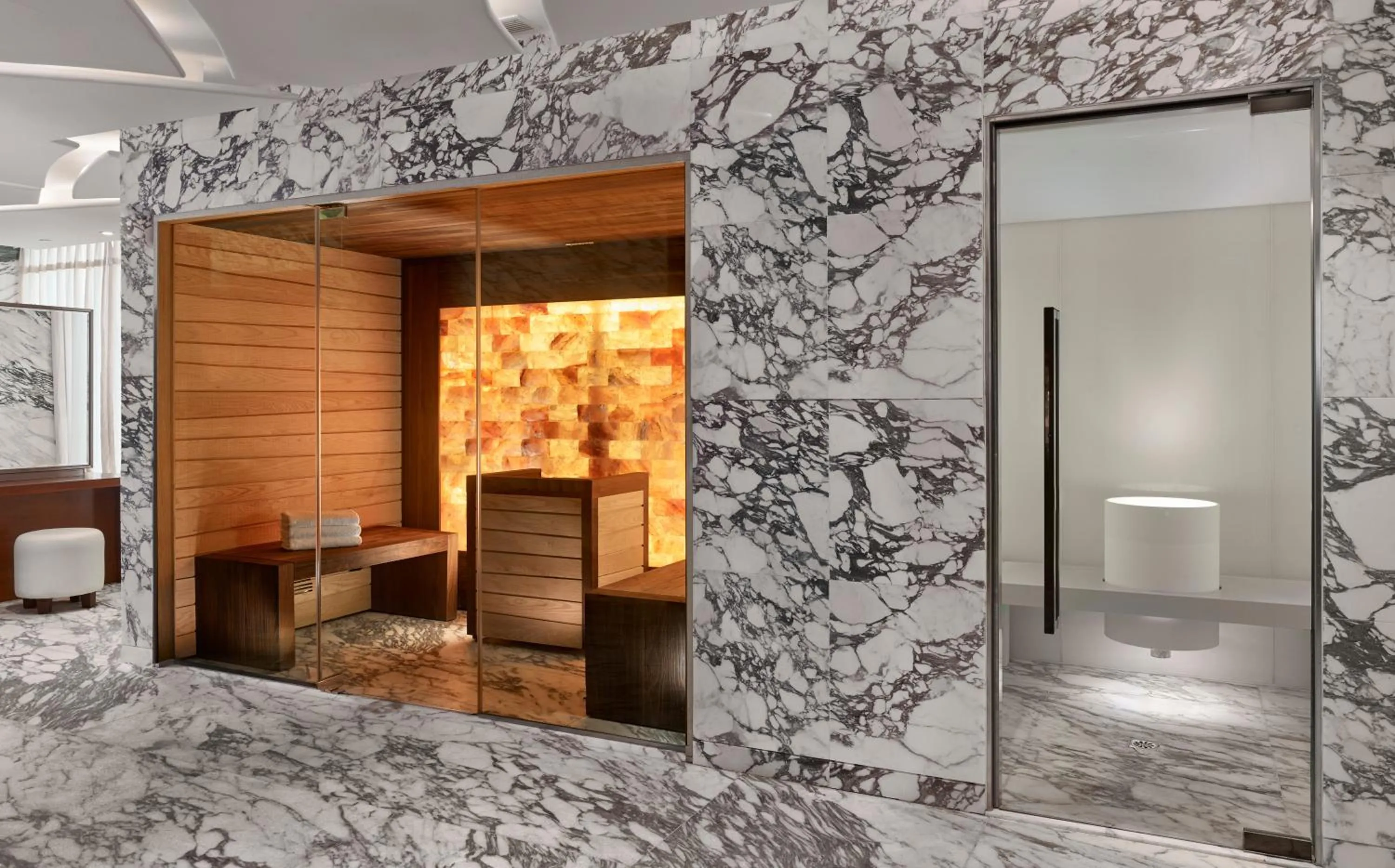 Sauna in The Reverie Saigon Residential Suites