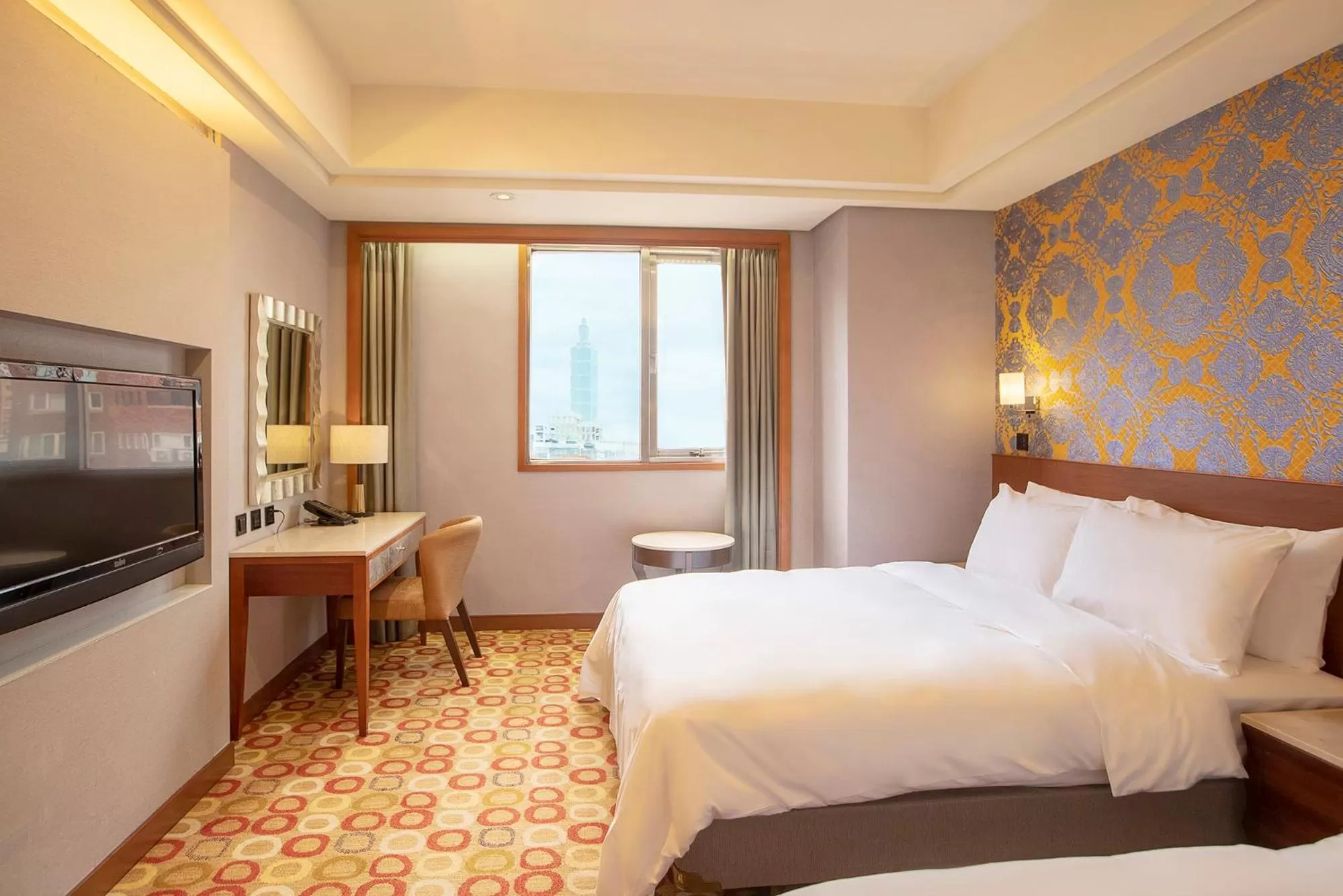 Bed in Hej Taipei Arena Hotel