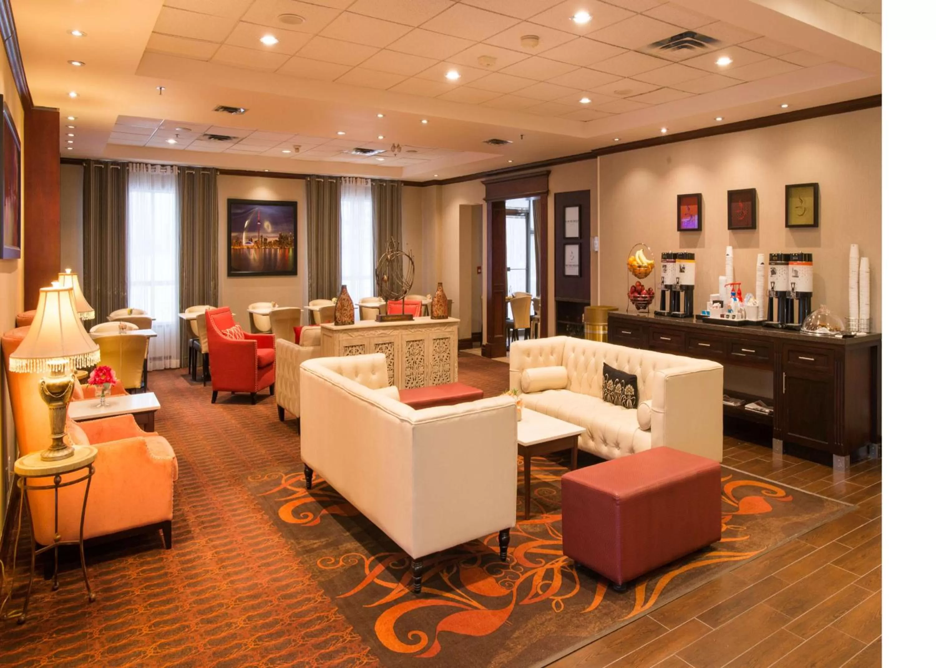 Lobby or reception in Hampton Inn Toronto-Mississauga West