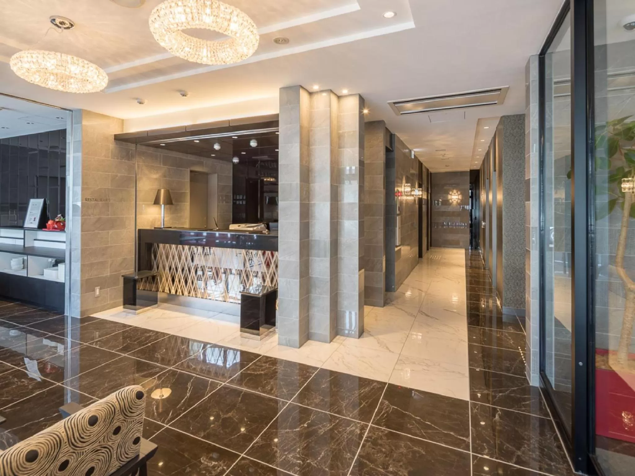 Lobby or reception in Hotel. Links Namba