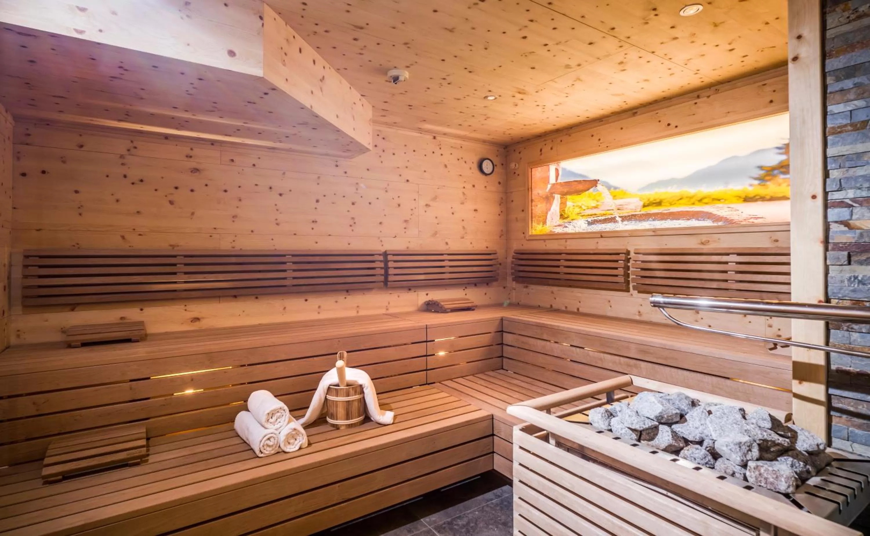 Sauna in Hotel Bergkristall