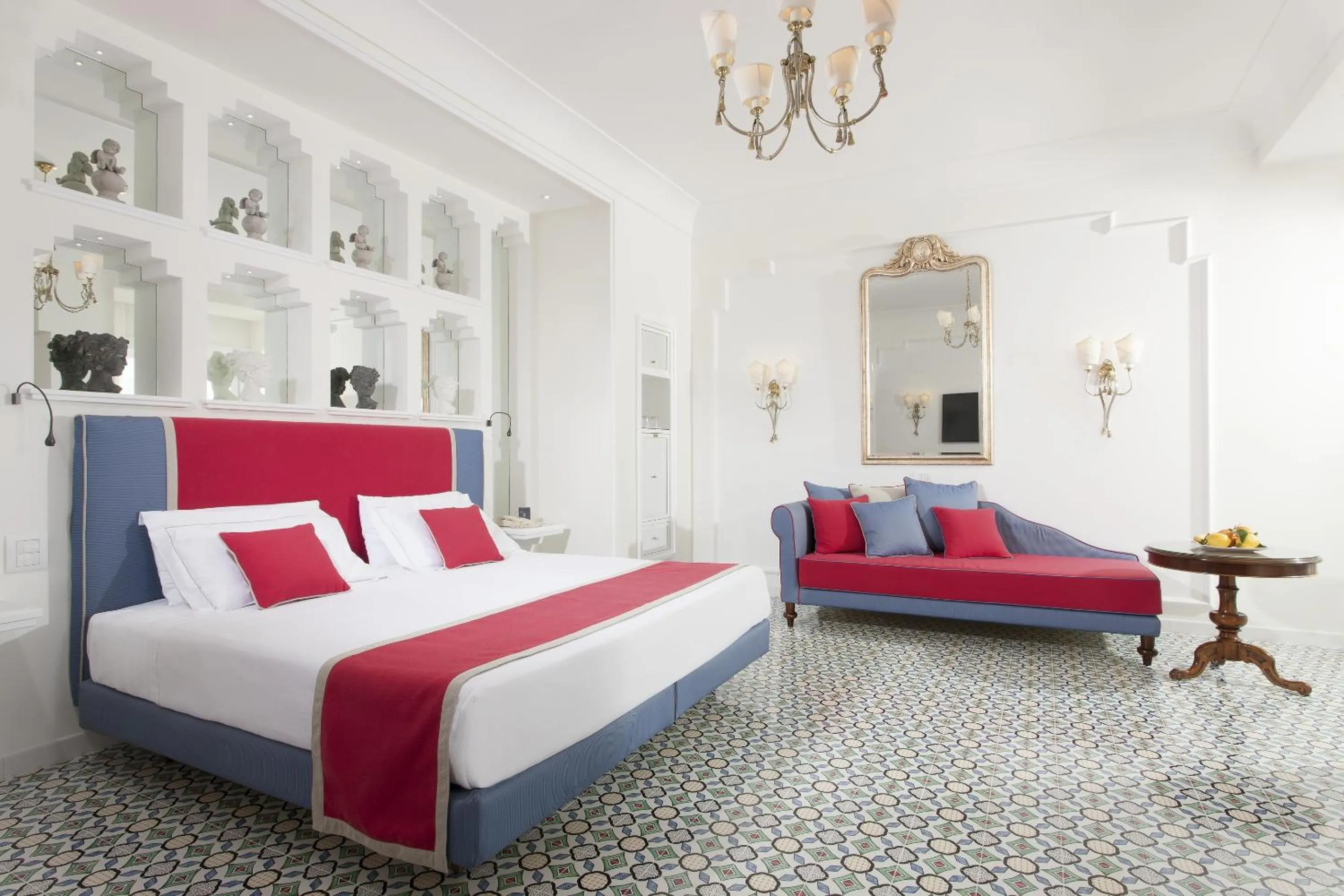 Bedroom, Bed in Grand Hotel Ambasciatori