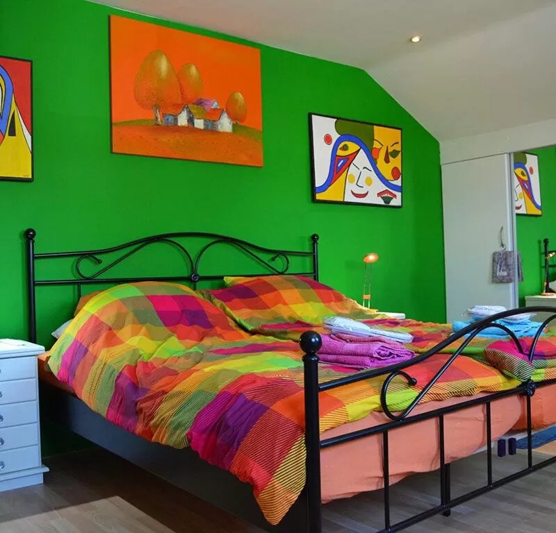 Bed in Harry's Home Tiel Bed & Breakfast