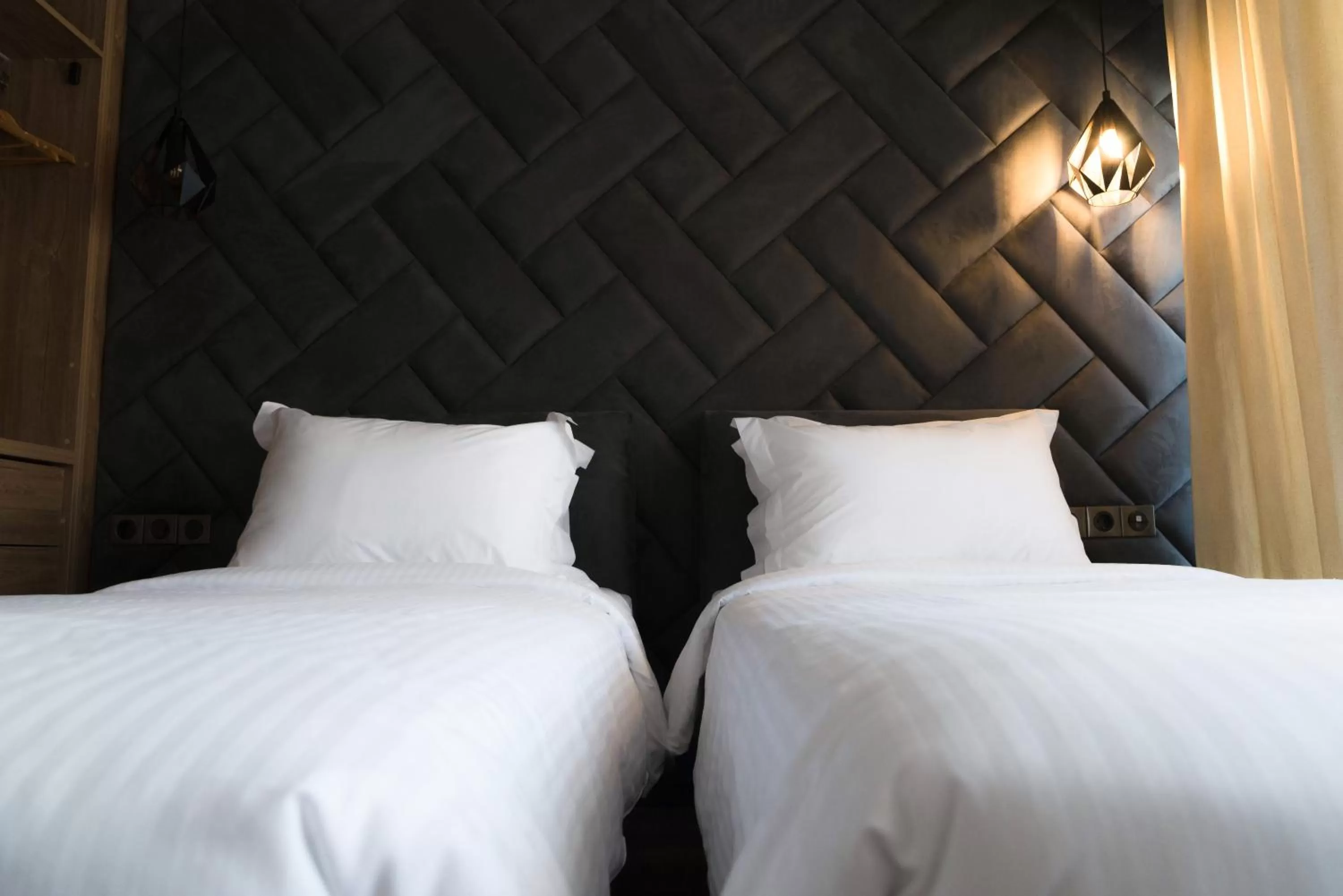 Bed in LUX&EASY Athens Downtown Apartments